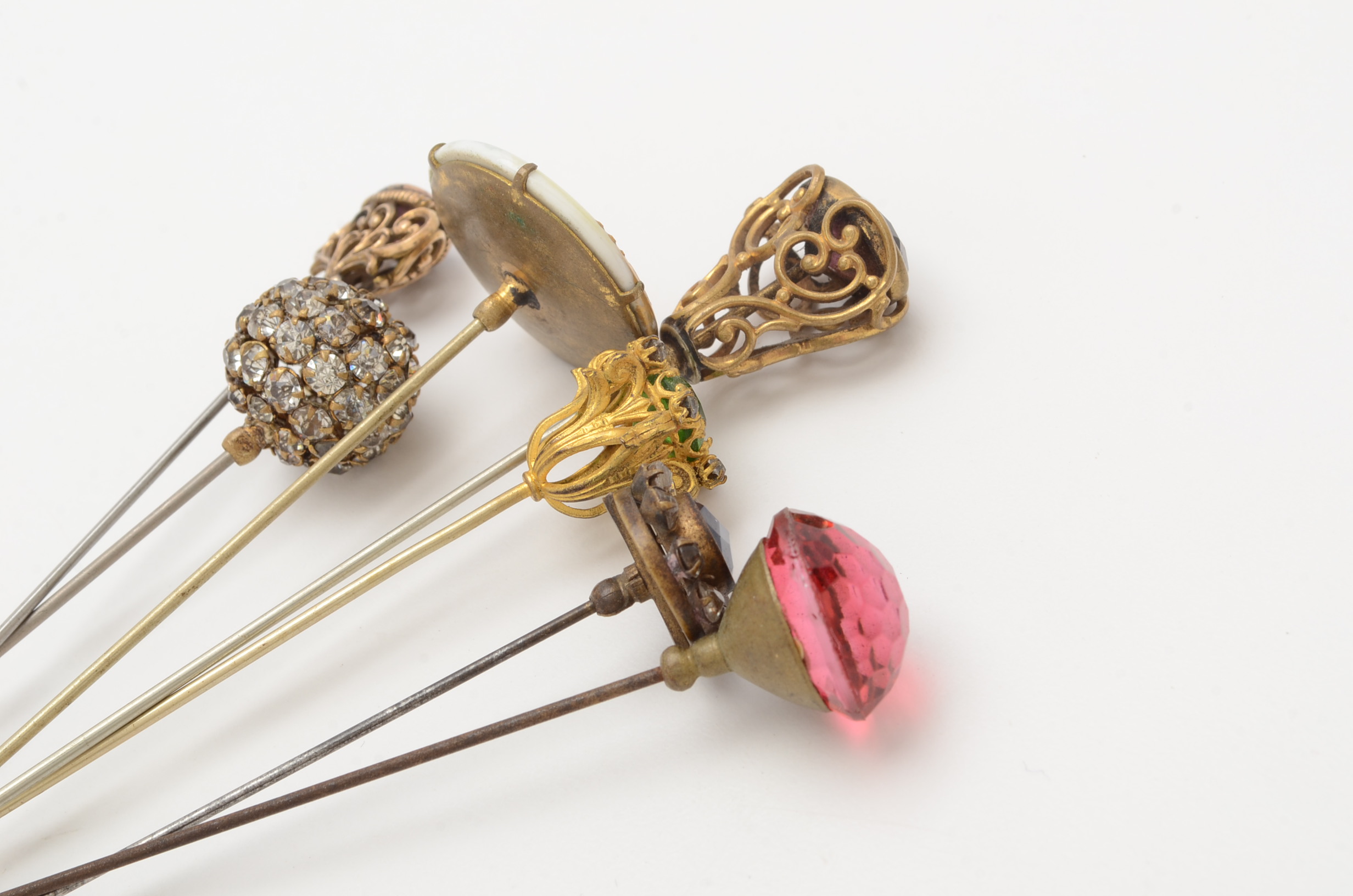 Seven Vintage Hat Pins