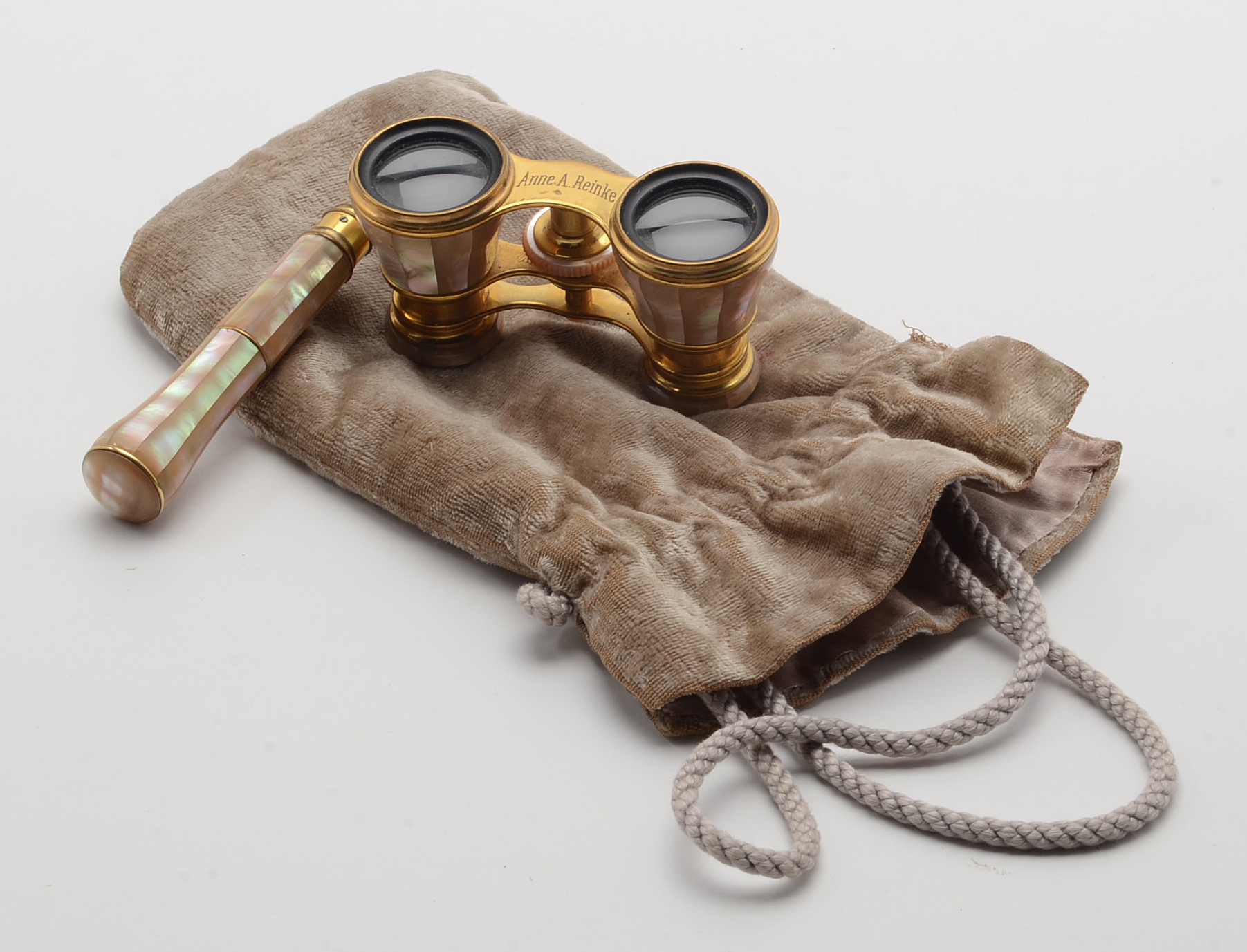 Vintage Lemaire Paris Mother of Pearl Opera Glasses