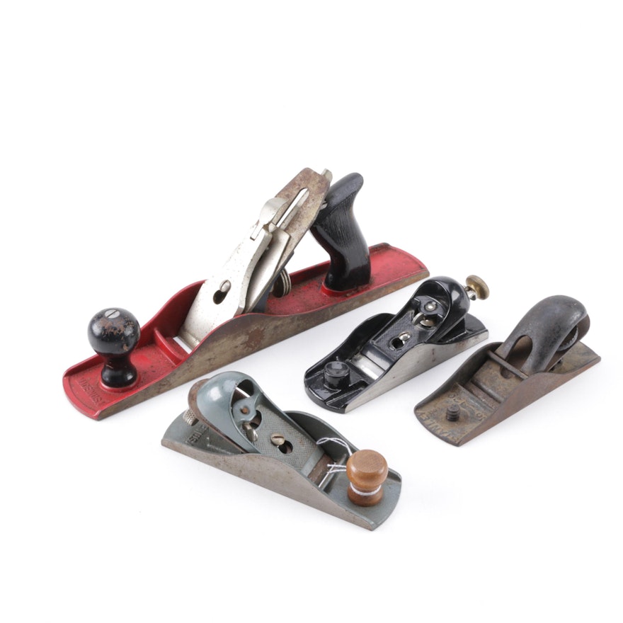 Set of Four Hand Planes