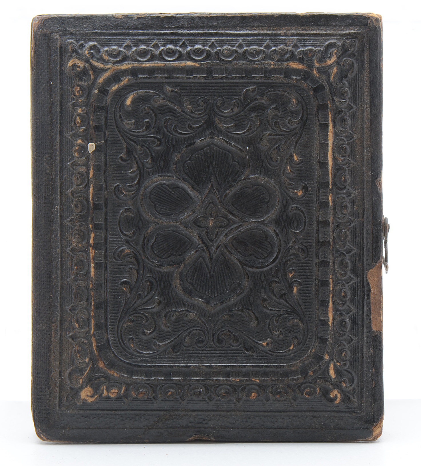 A Ninth Plate Mourning Ambrotype Photograph Of Child