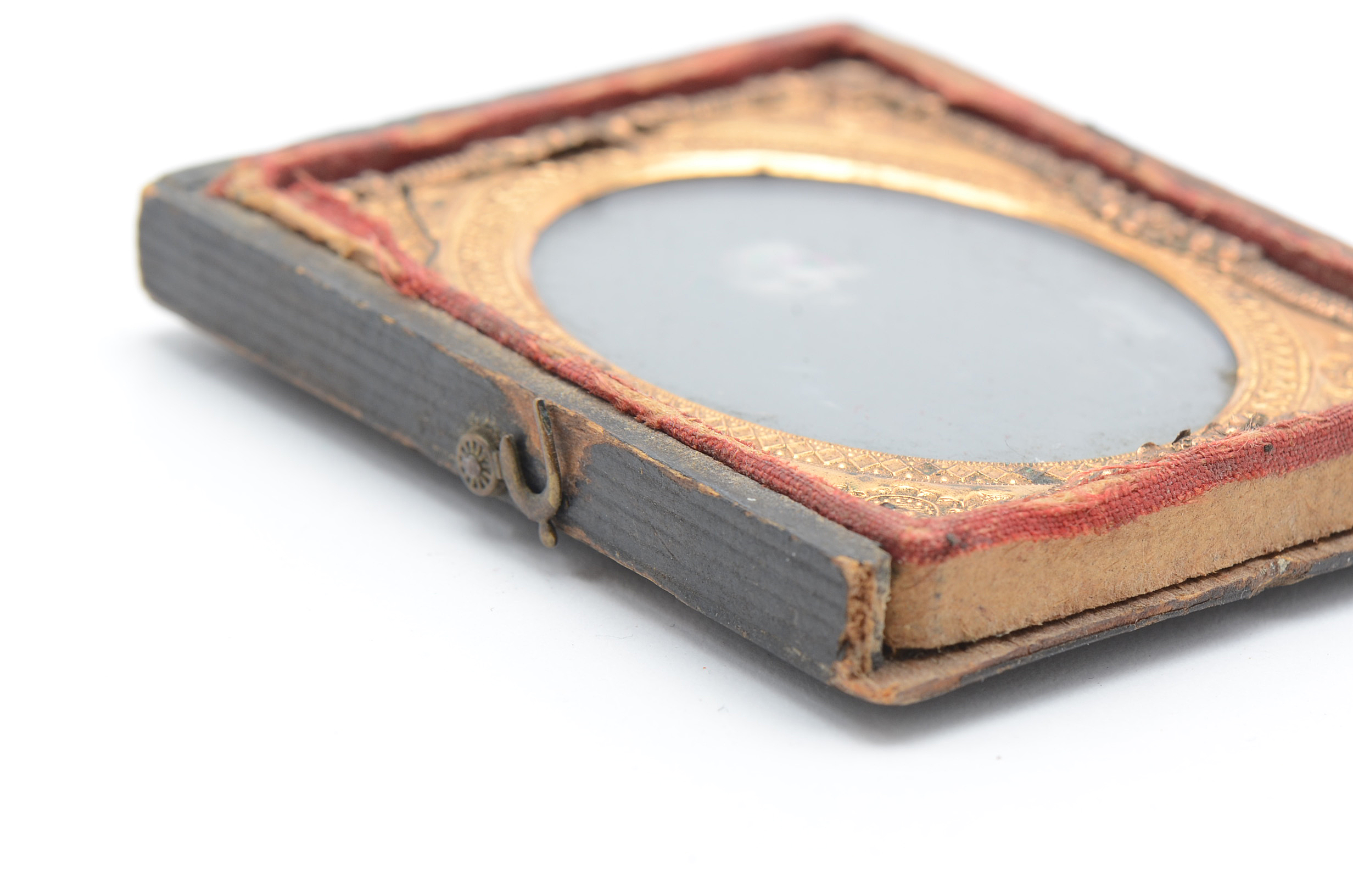 A Ninth Plate Mourning Ambrotype Photograph Of Child