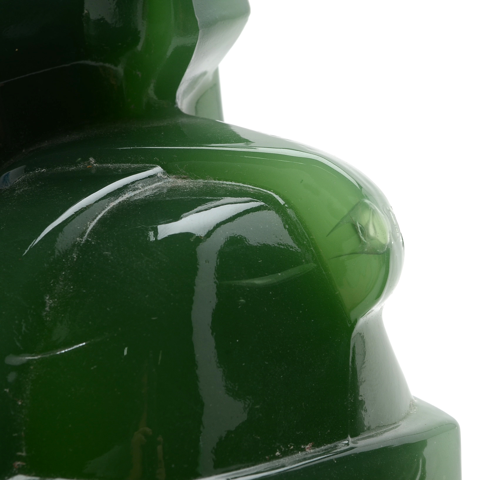 Vintage Imperial Glass Cathay Jade "Lu Tung" Bookends