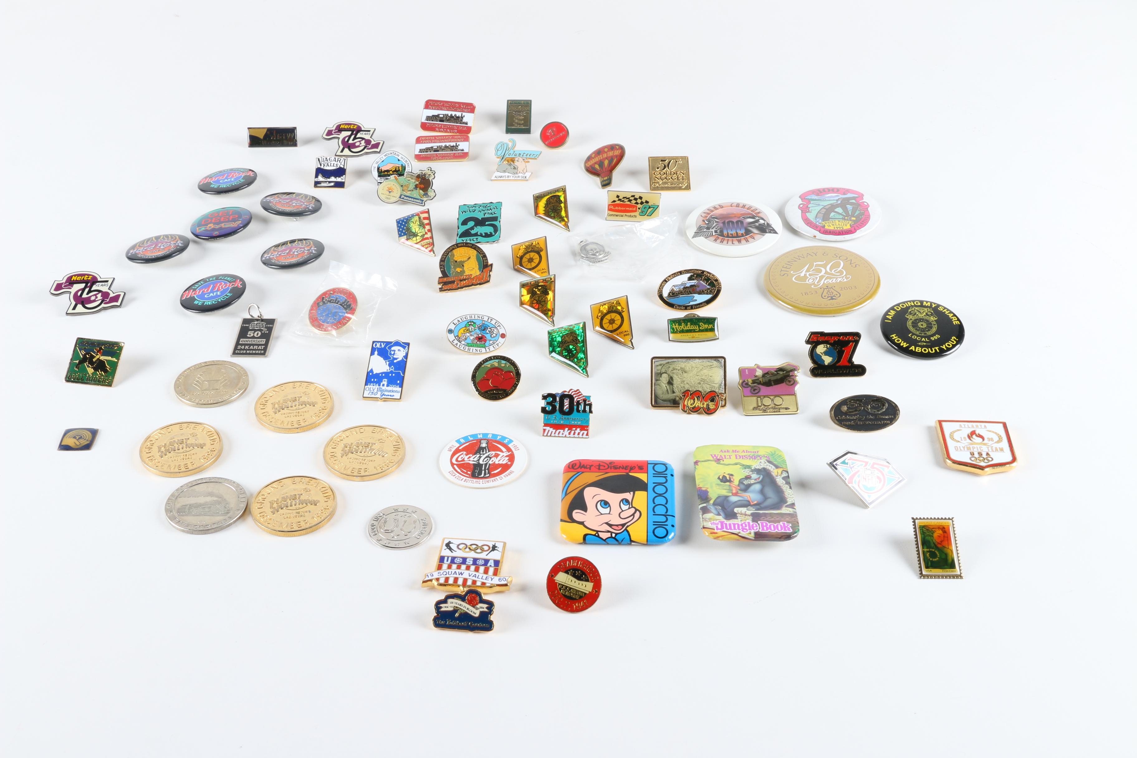 Variety Metal Novelty Pins