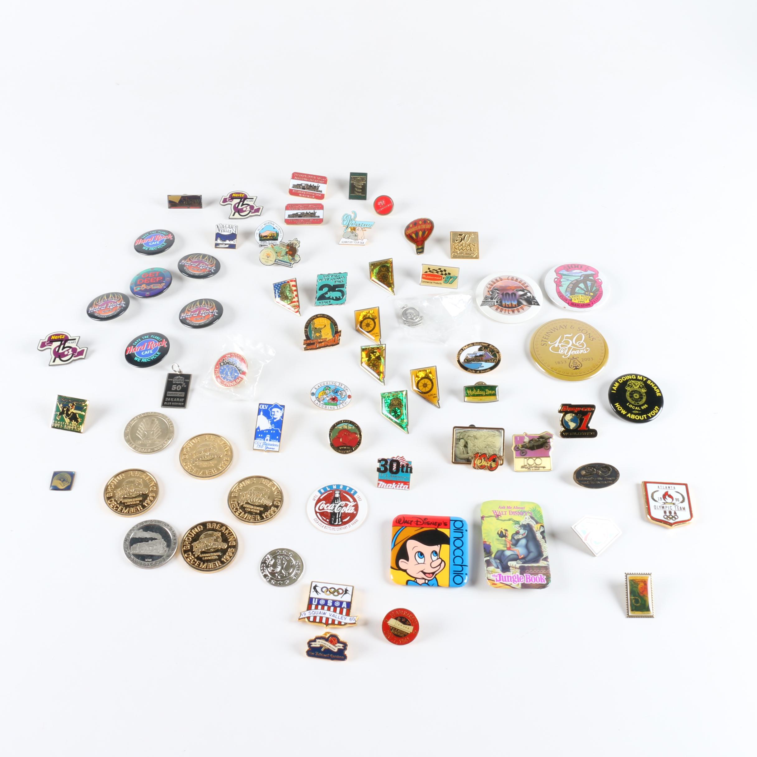 Variety Metal Novelty Pins