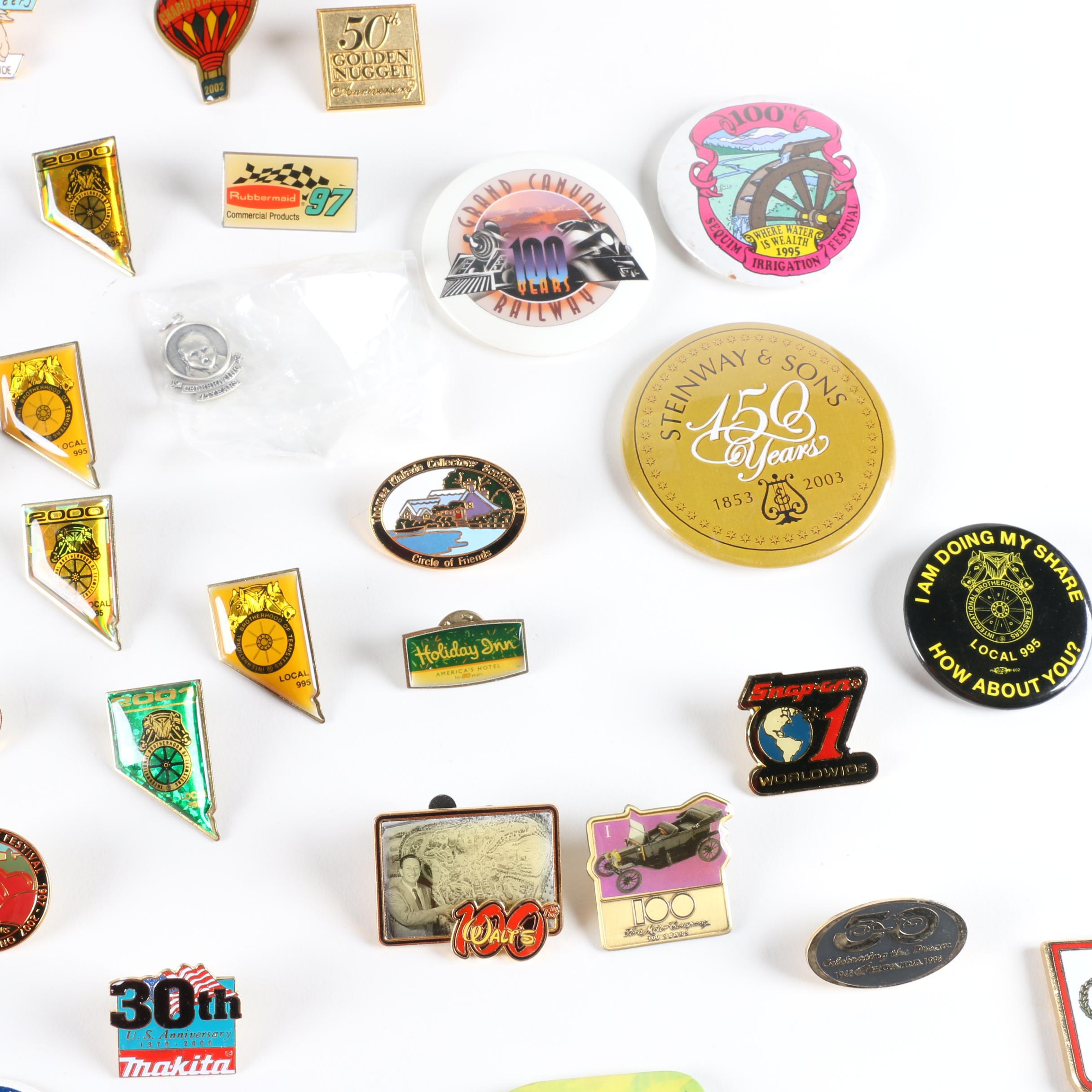 Variety Metal Novelty Pins