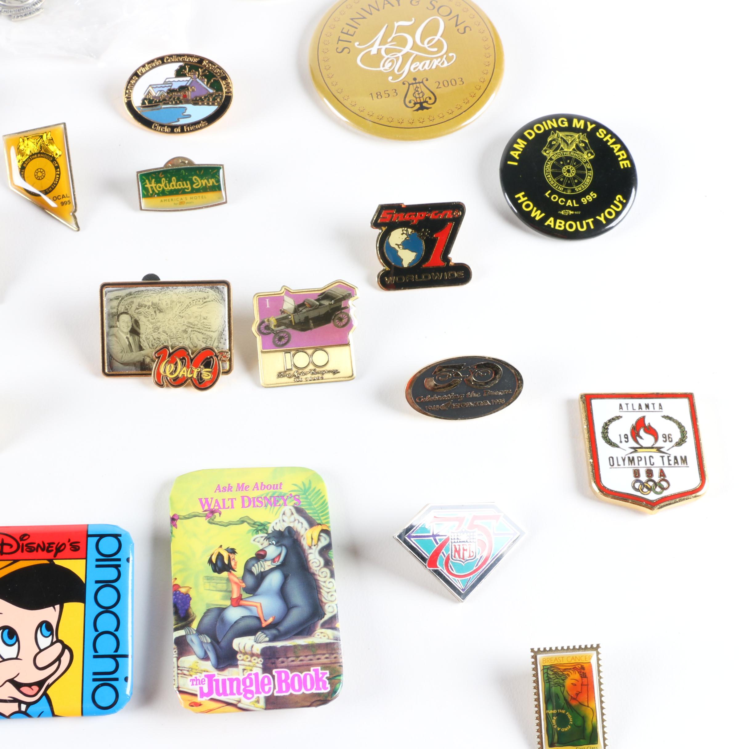 Variety Metal Novelty Pins