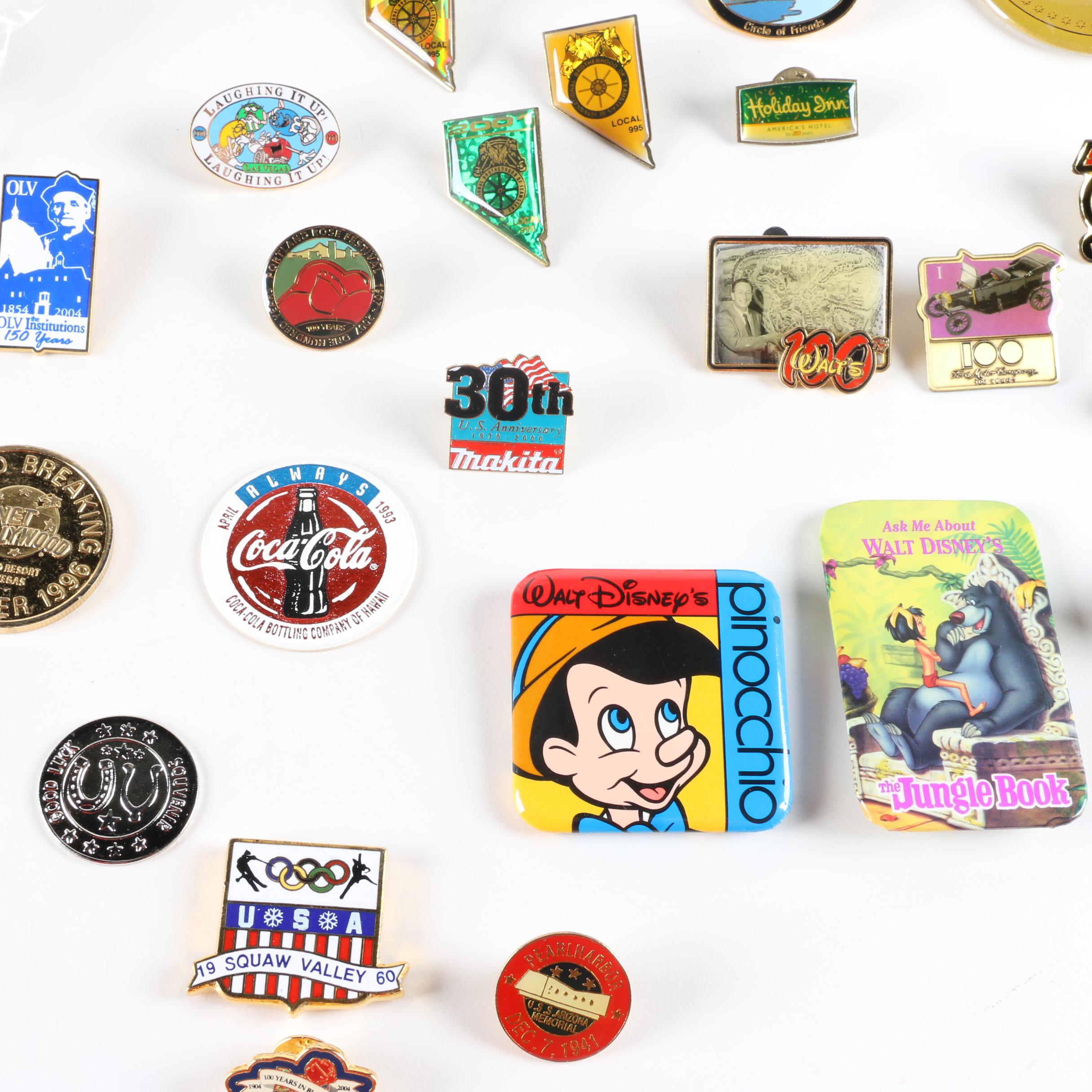Variety Metal Novelty Pins