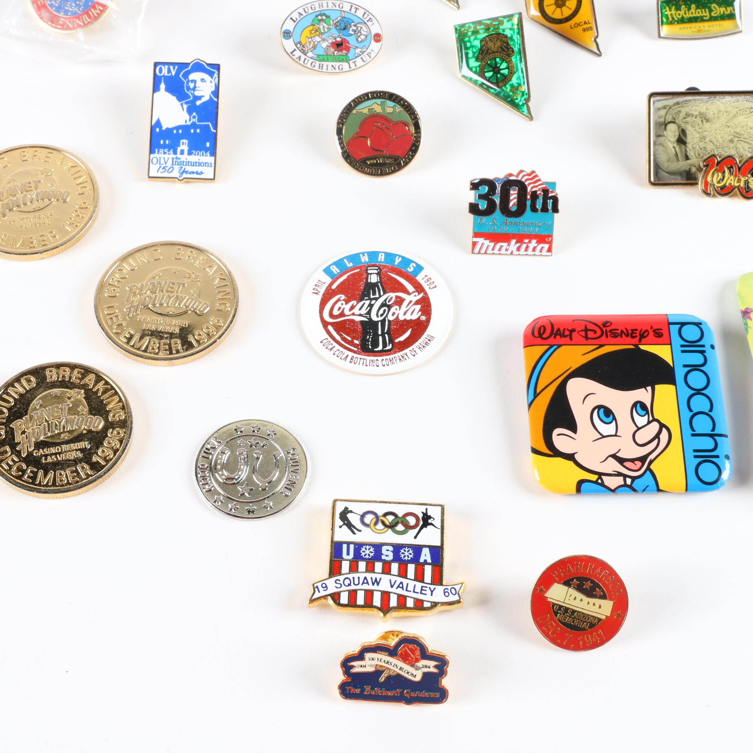 Variety Metal Novelty Pins