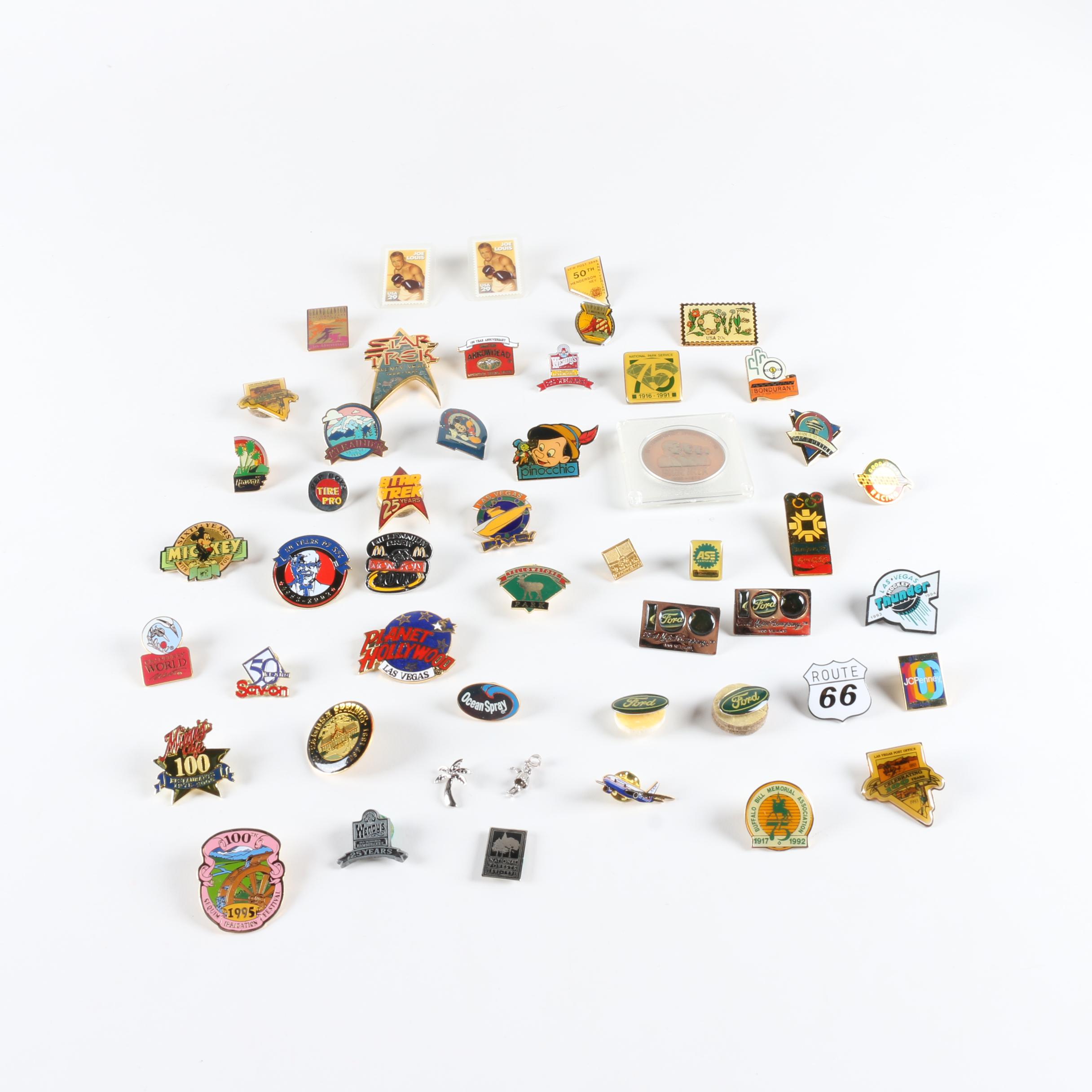 Variety Metal Novelty Pins