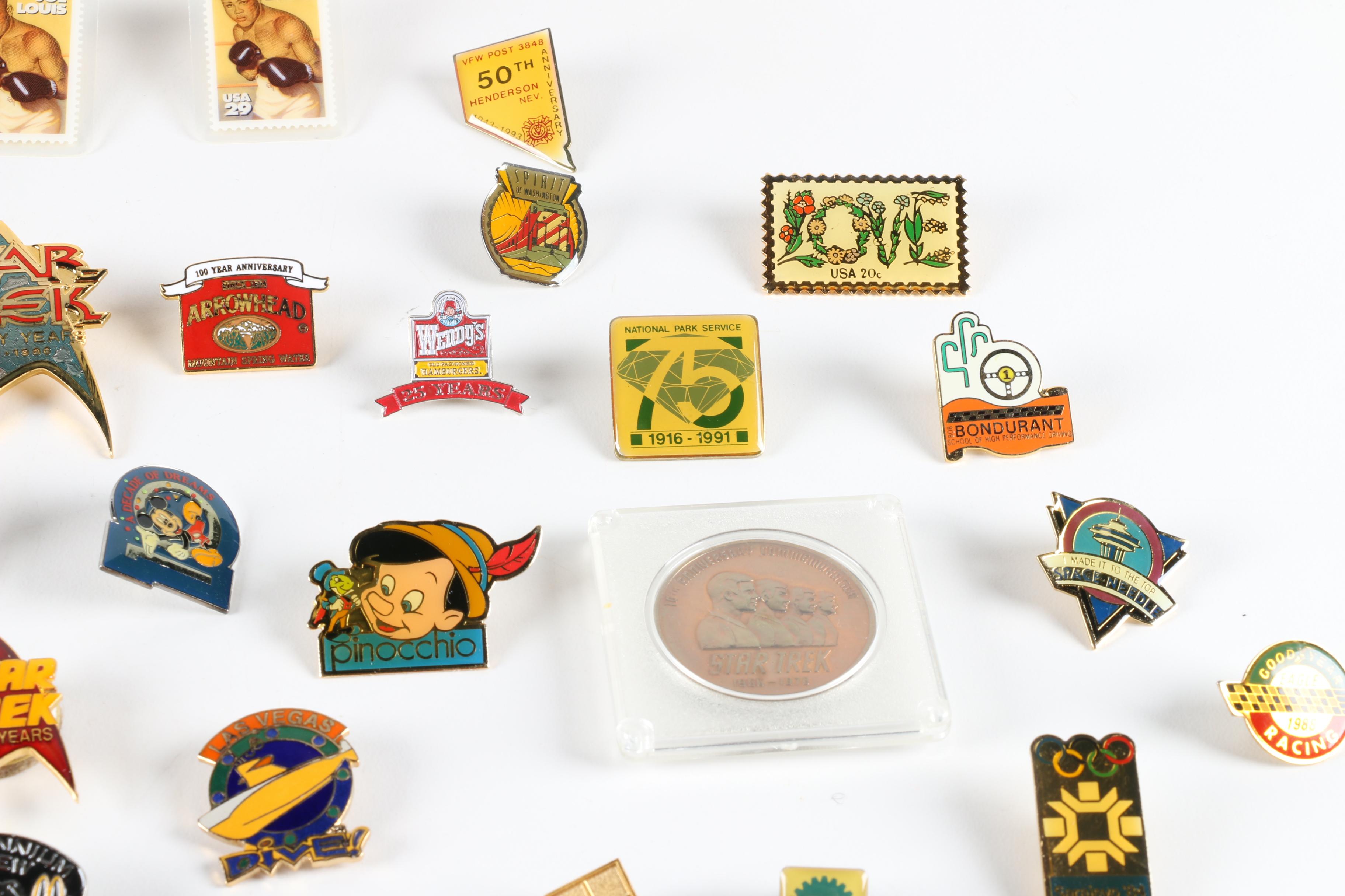 Variety Metal Novelty Pins