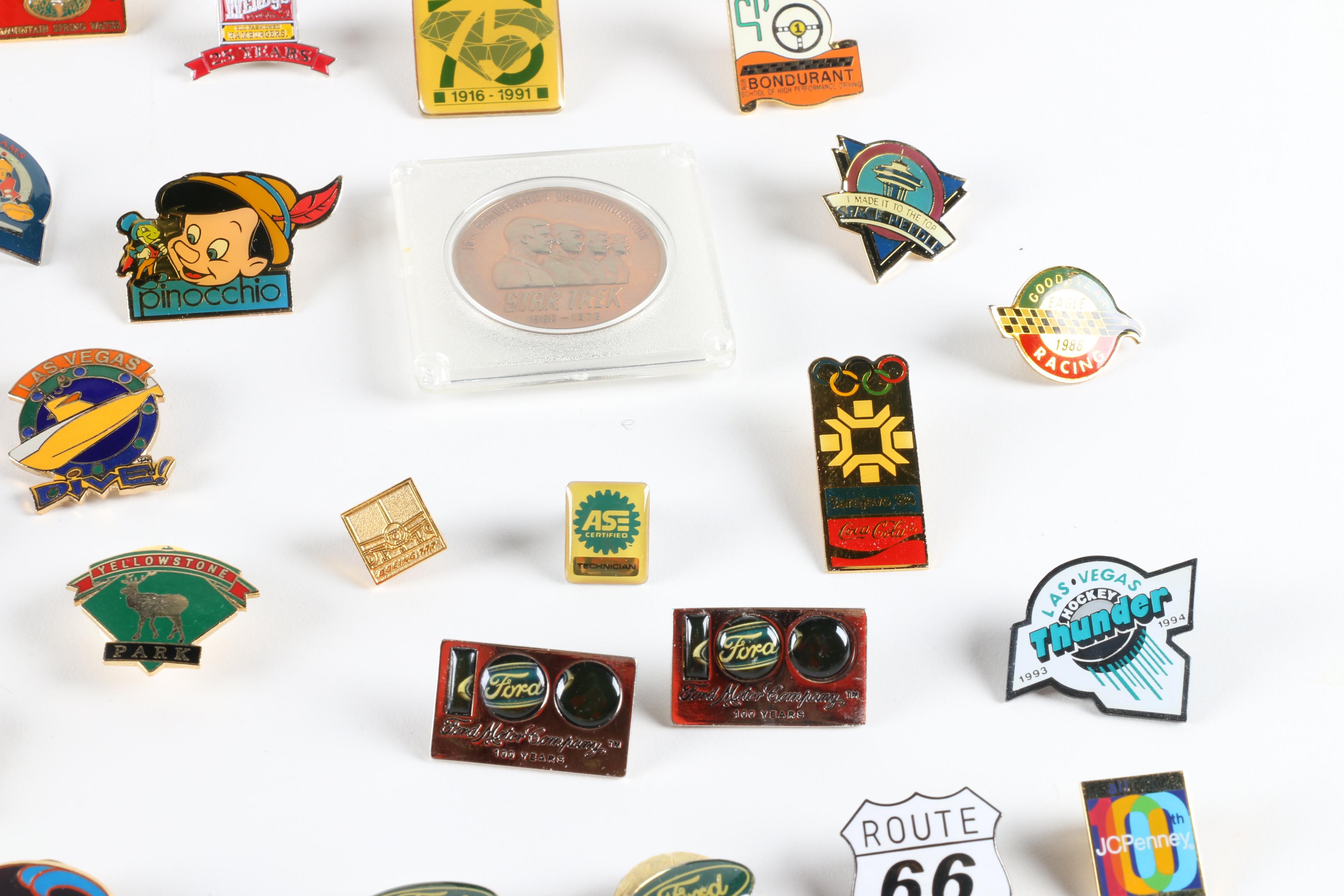 Variety Metal Novelty Pins