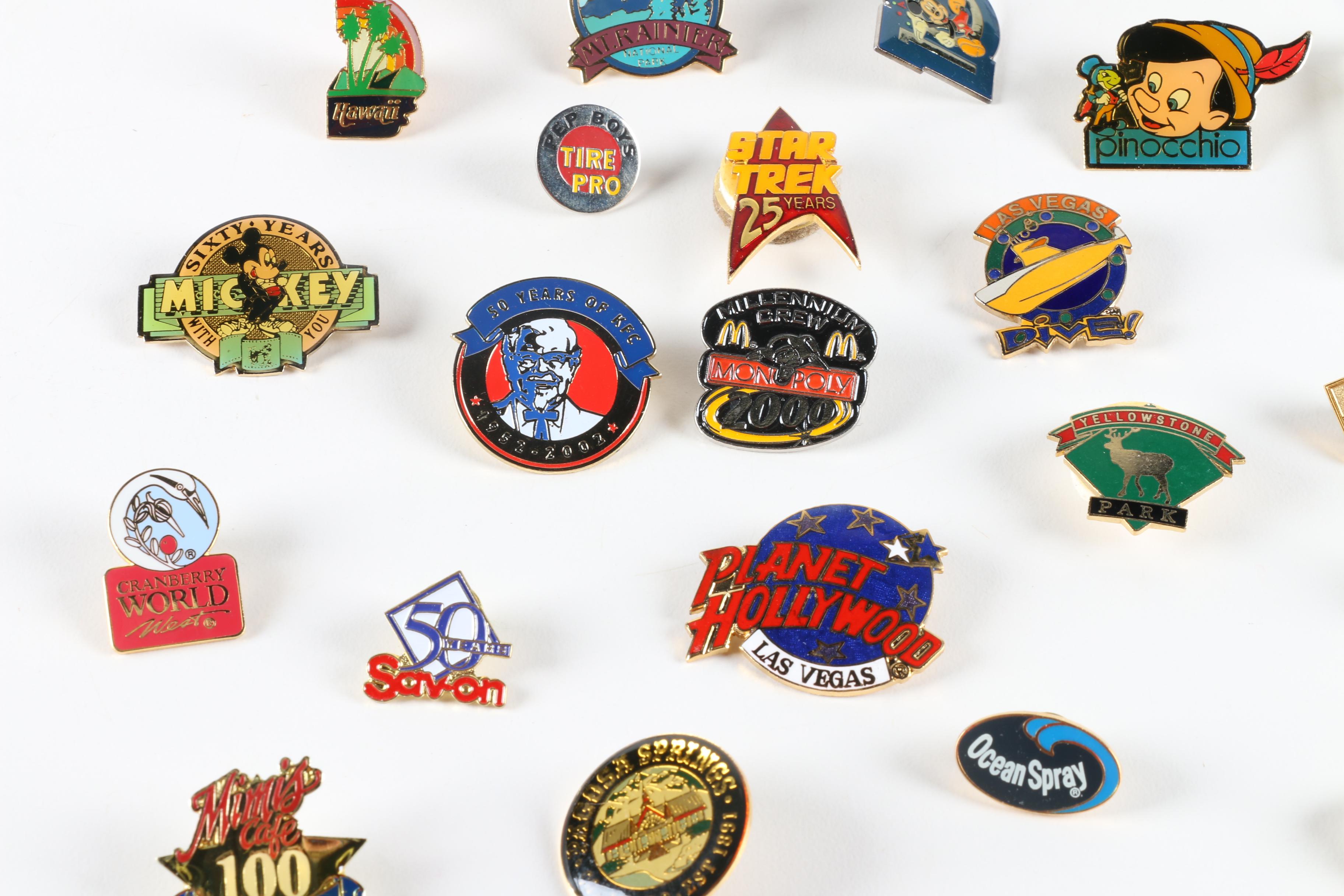 Variety Metal Novelty Pins