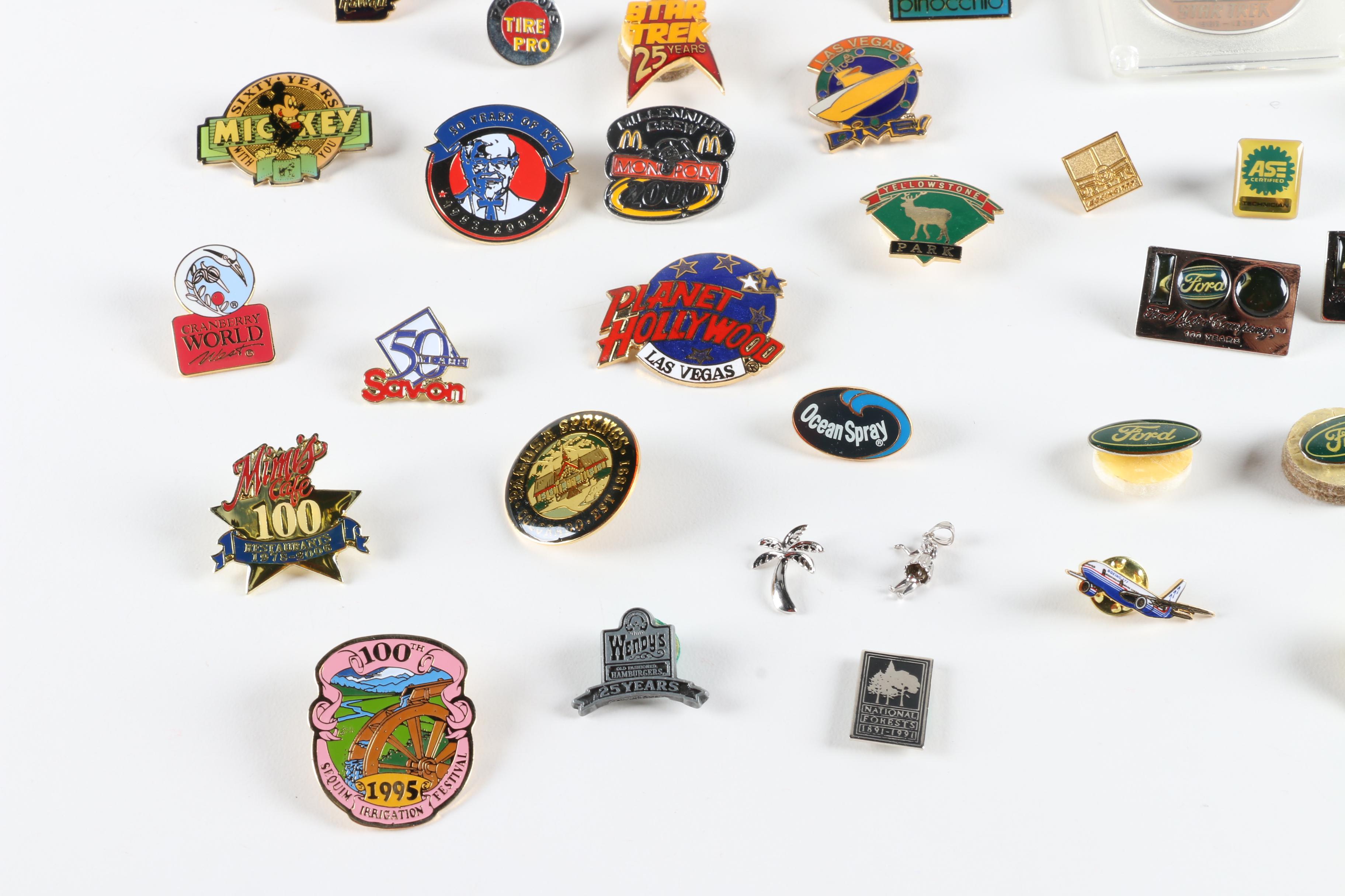 Variety Metal Novelty Pins