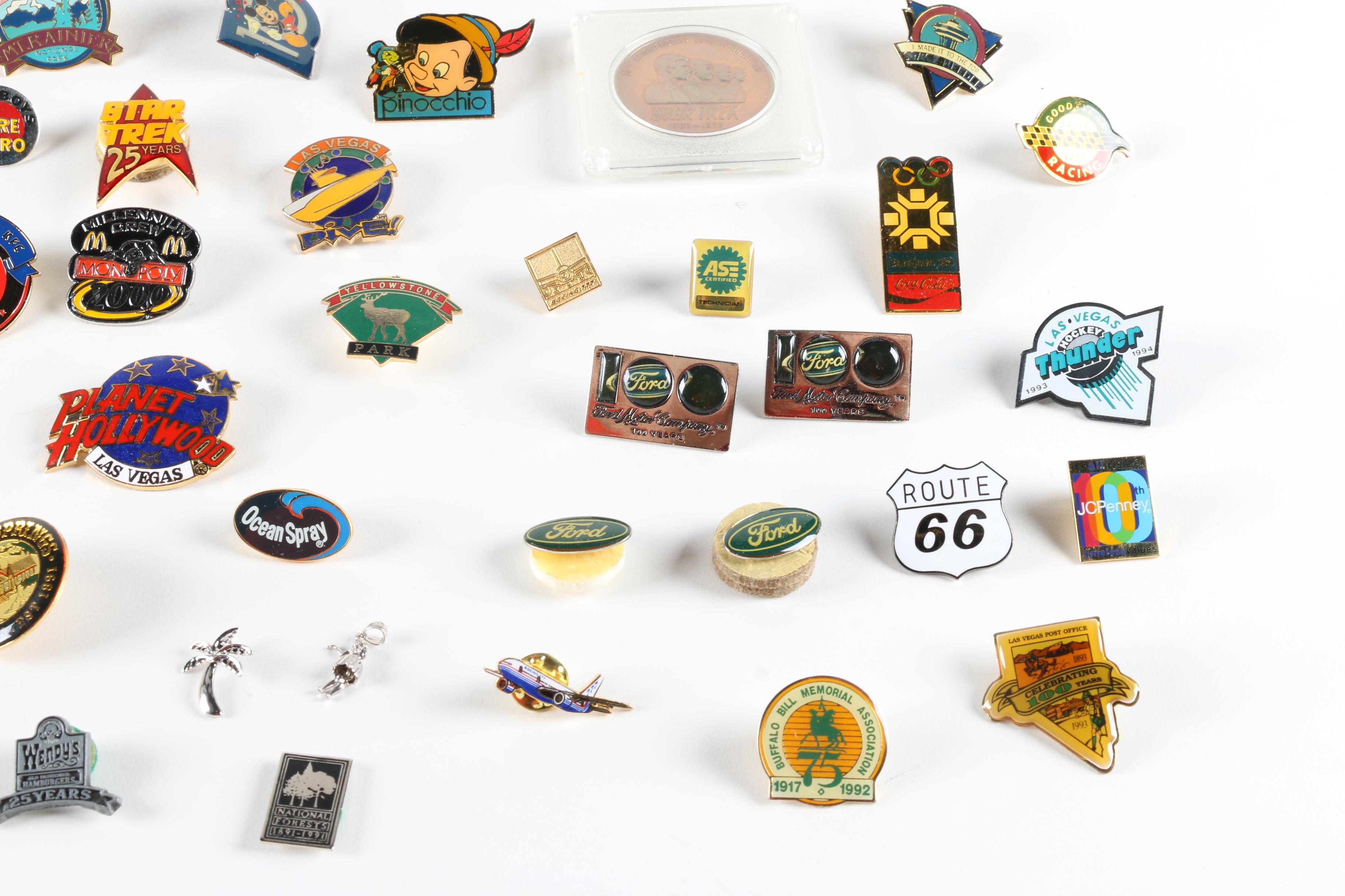Variety Metal Novelty Pins