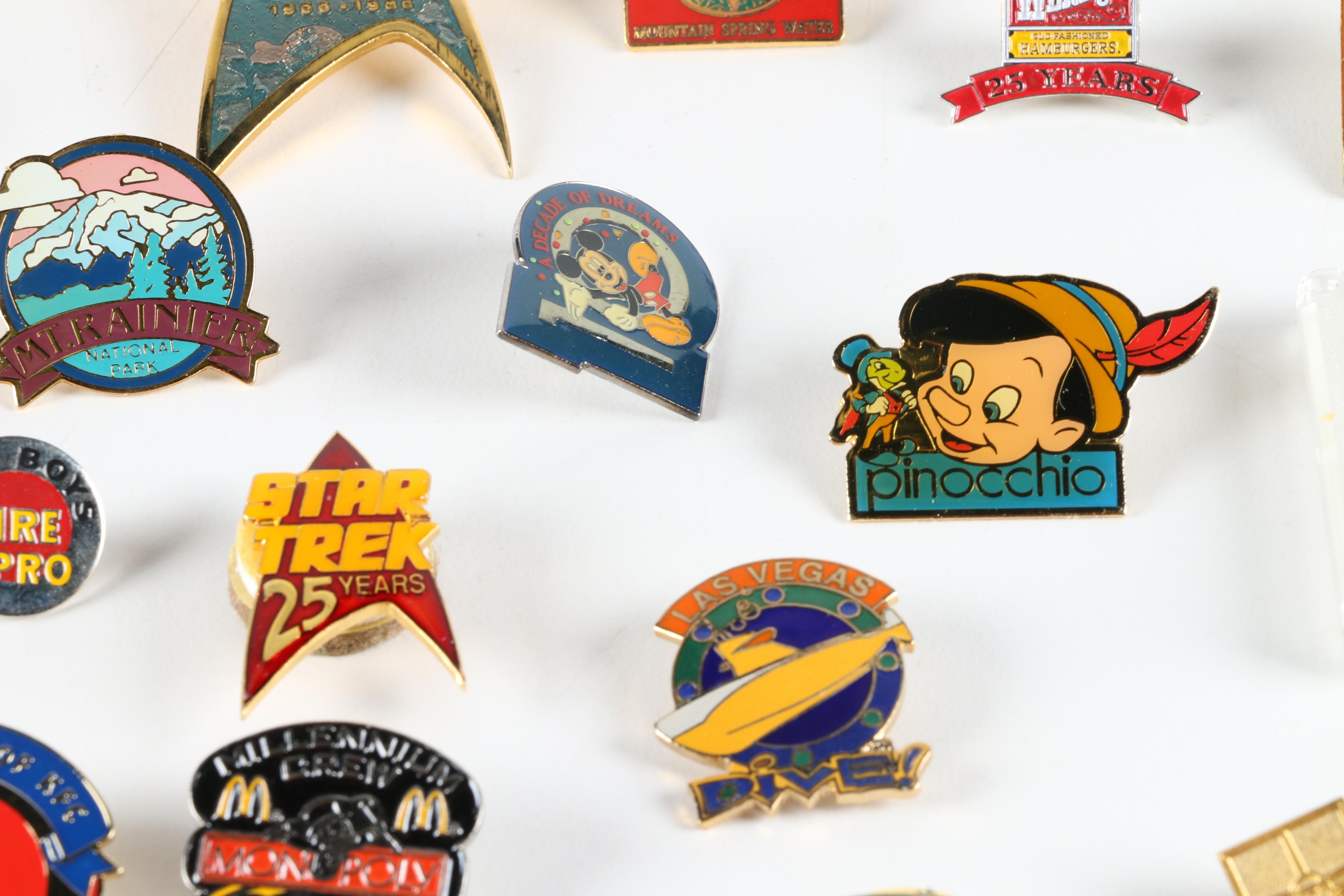 Variety Metal Novelty Pins