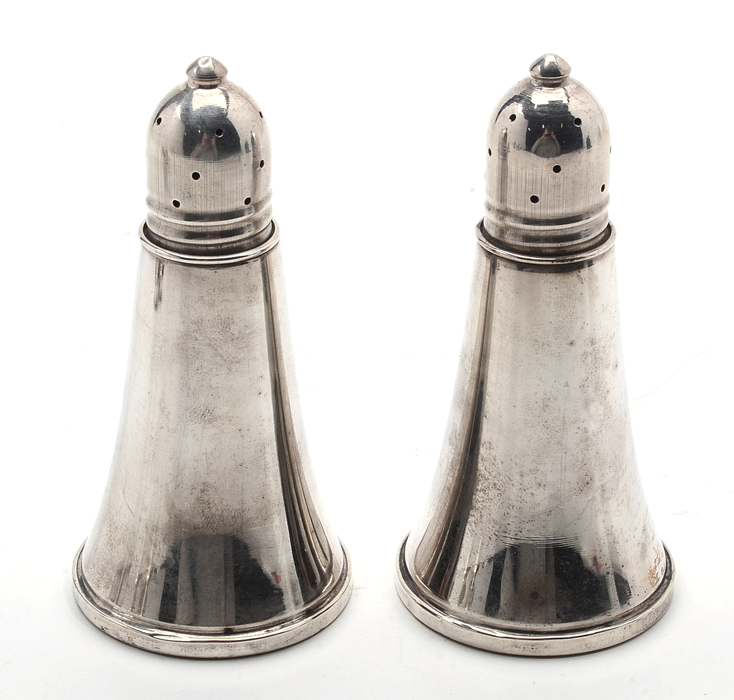 Duchin and Garden Silversmiths Sterling Silver Salt and Pepper Shakers