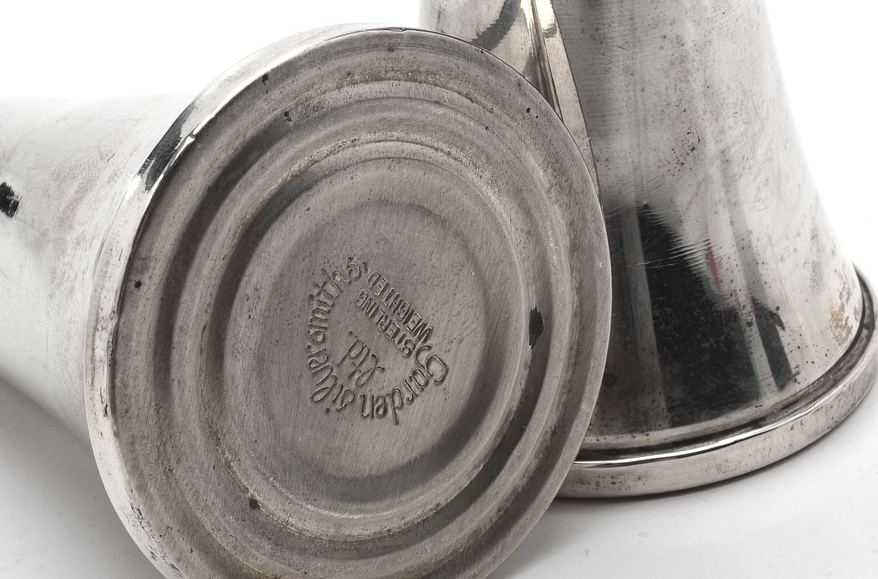 Duchin and Garden Silversmiths Sterling Silver Salt and Pepper Shakers