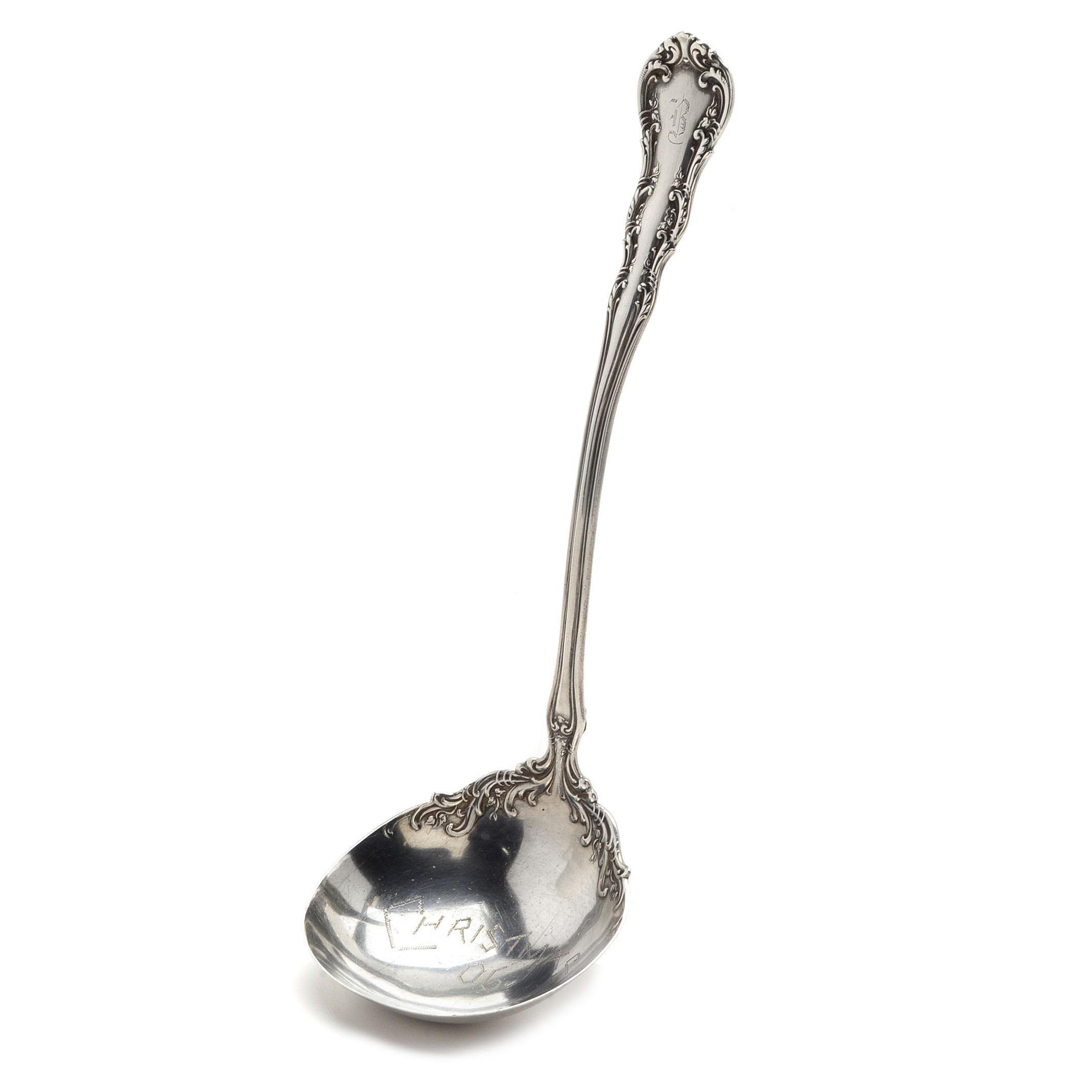 R. Wallace & Sons Manufacturing Company Holiday Sterling Silver Punch Ladle