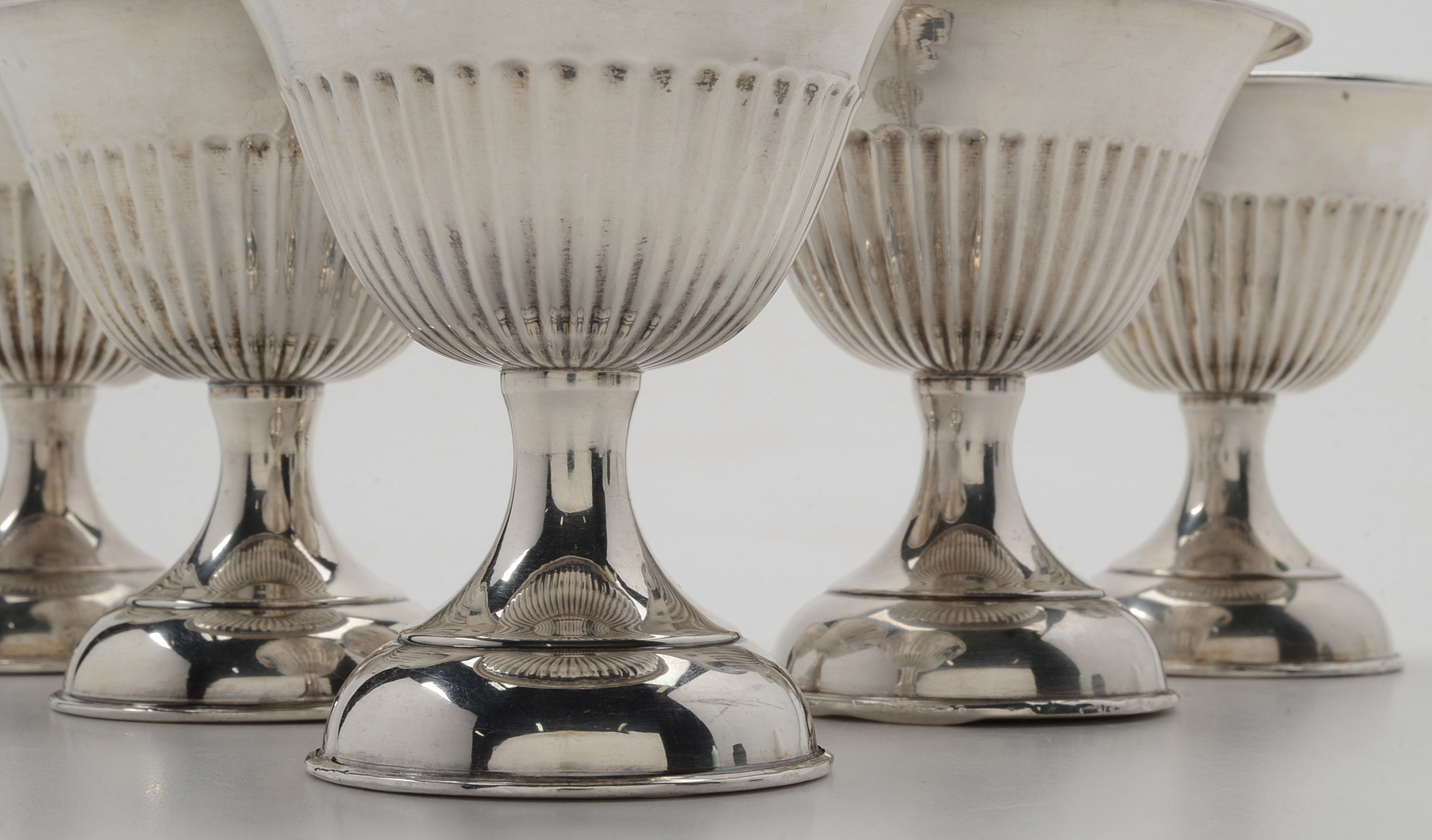 Vintage Set of Five Sterling Silver Sherbet/Ice Cream Cups