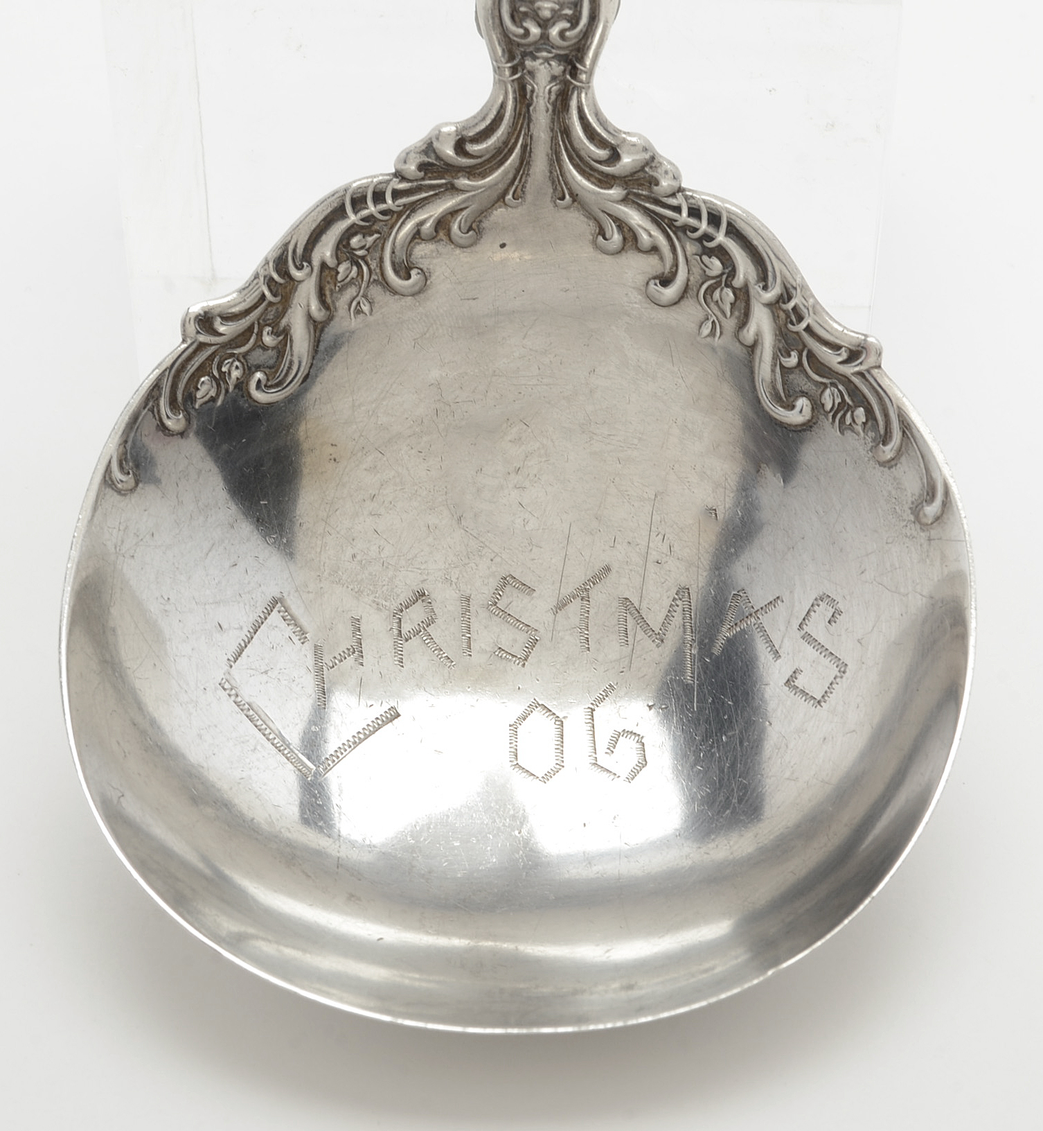 R. Wallace & Sons Manufacturing Company Holiday Sterling Silver Punch Ladle