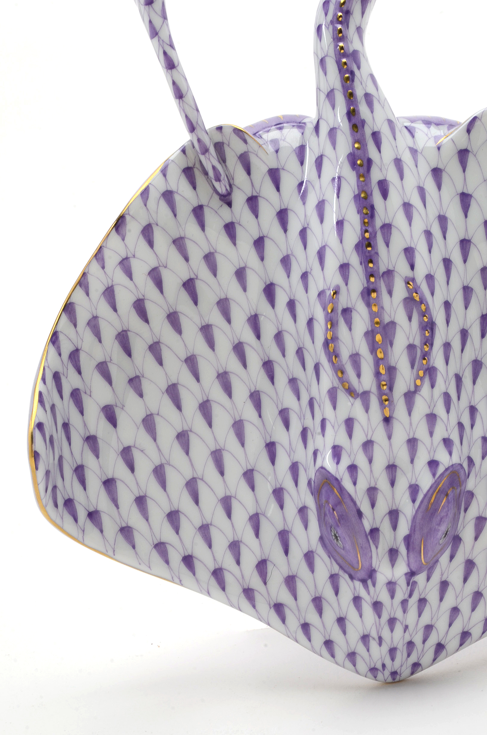 Herend Porcelain Stingray Figurine