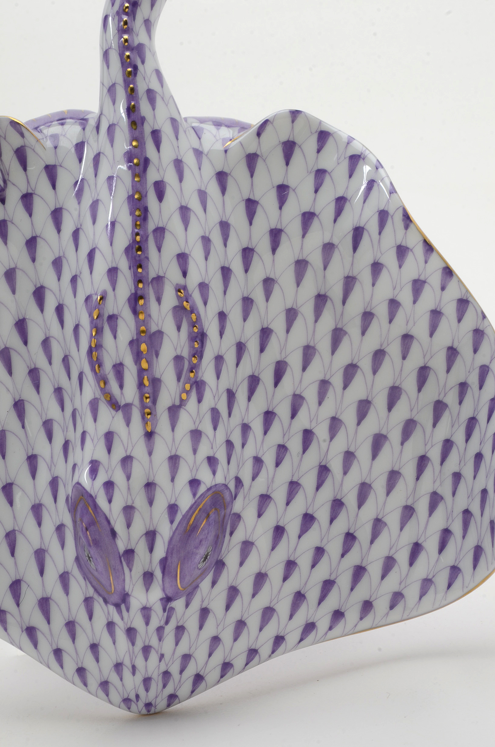 Herend Porcelain Stingray Figurine