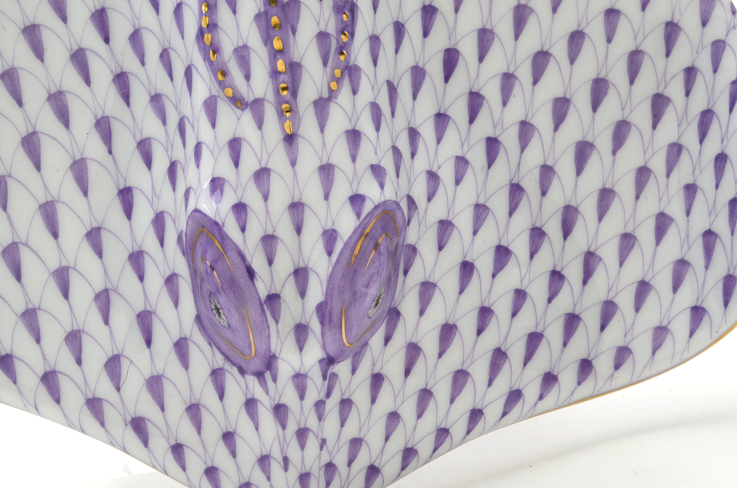 Herend Porcelain Stingray Figurine