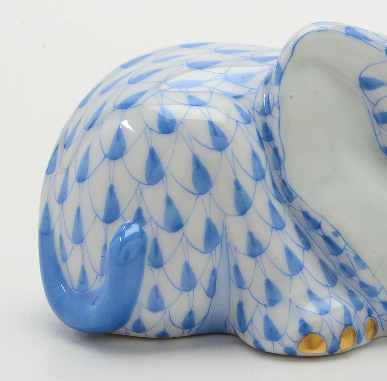 Herend Porcelain Elephant Figurine