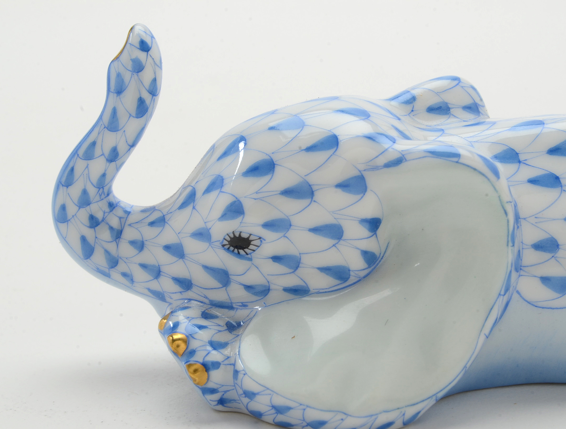 Herend Porcelain Elephant Figurine