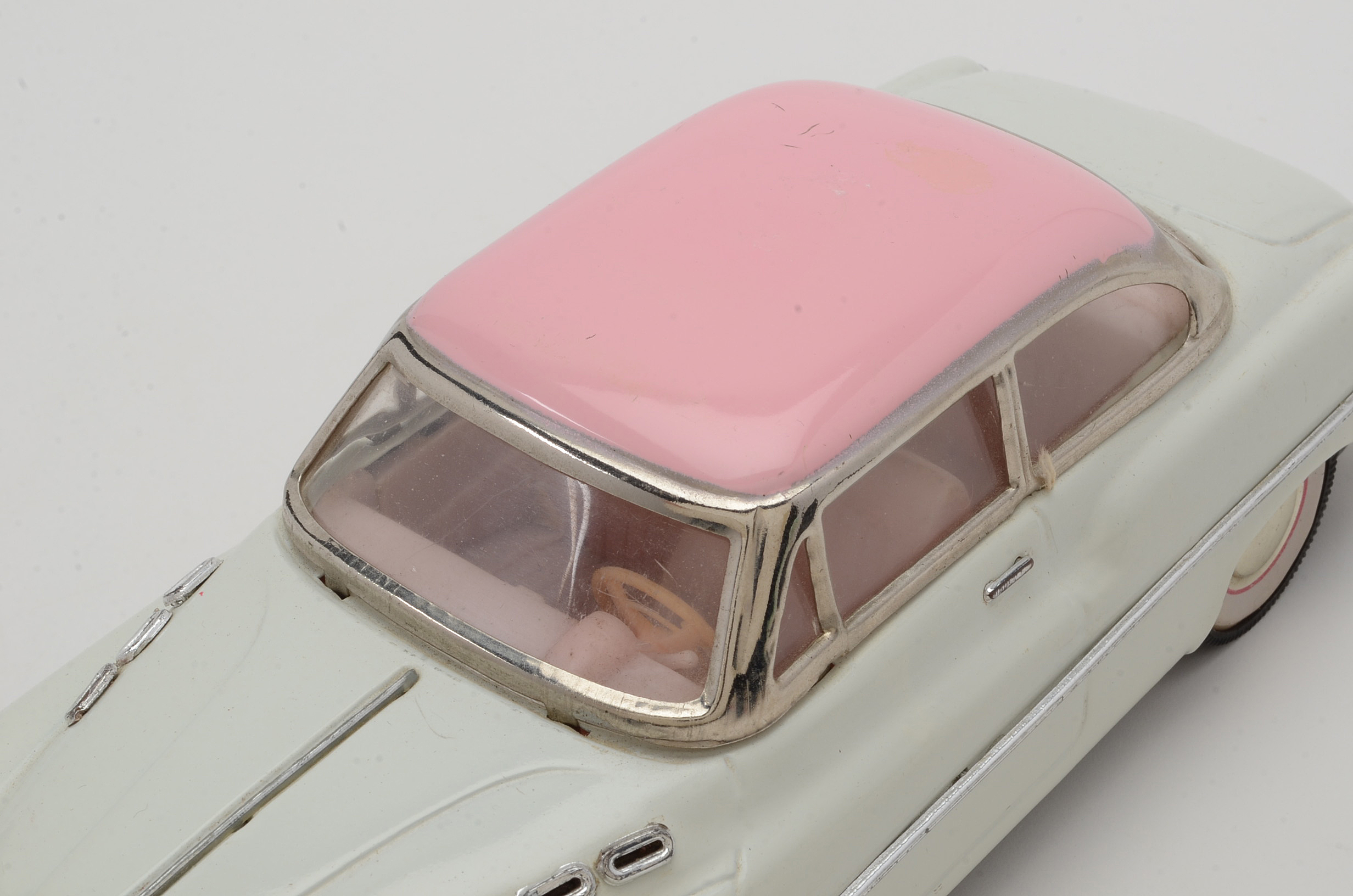 Pink and White Buick Super Die Cast Sedan