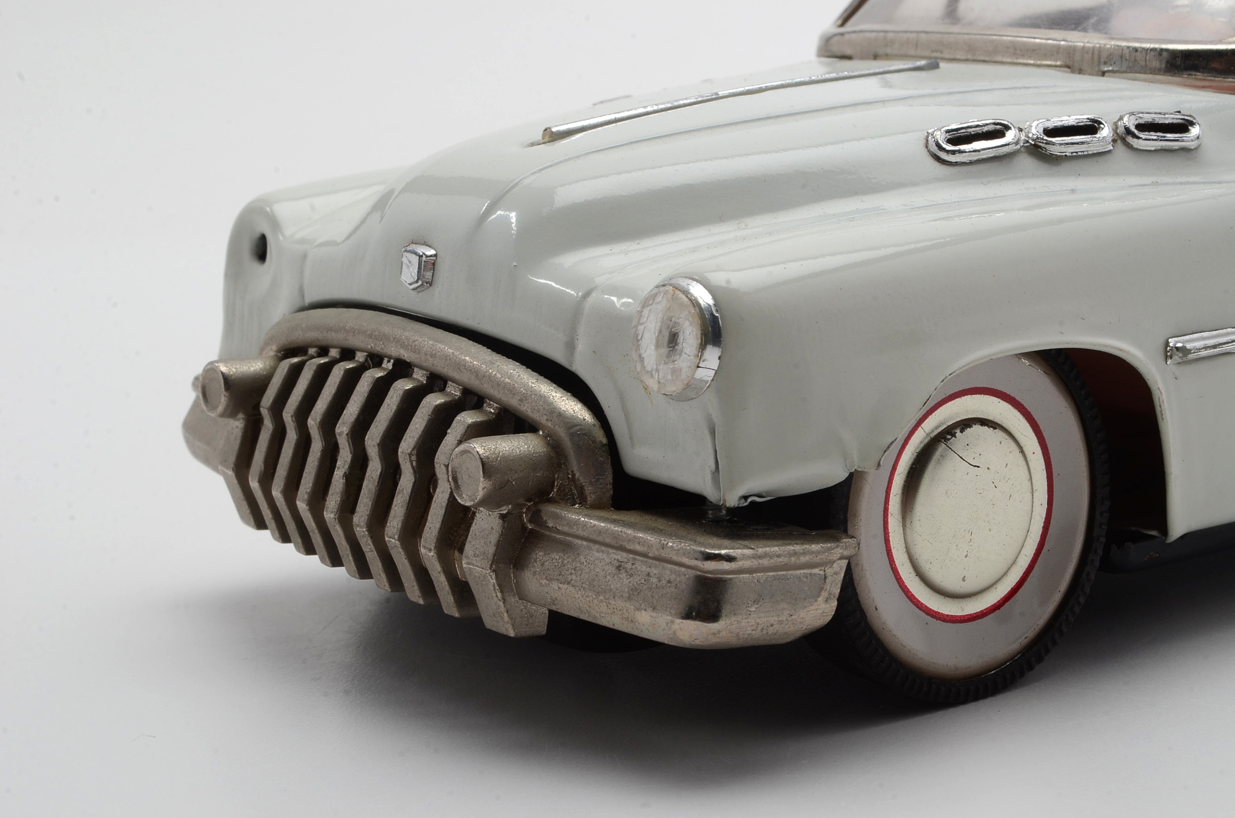 Pink and White Buick Super Die Cast Sedan