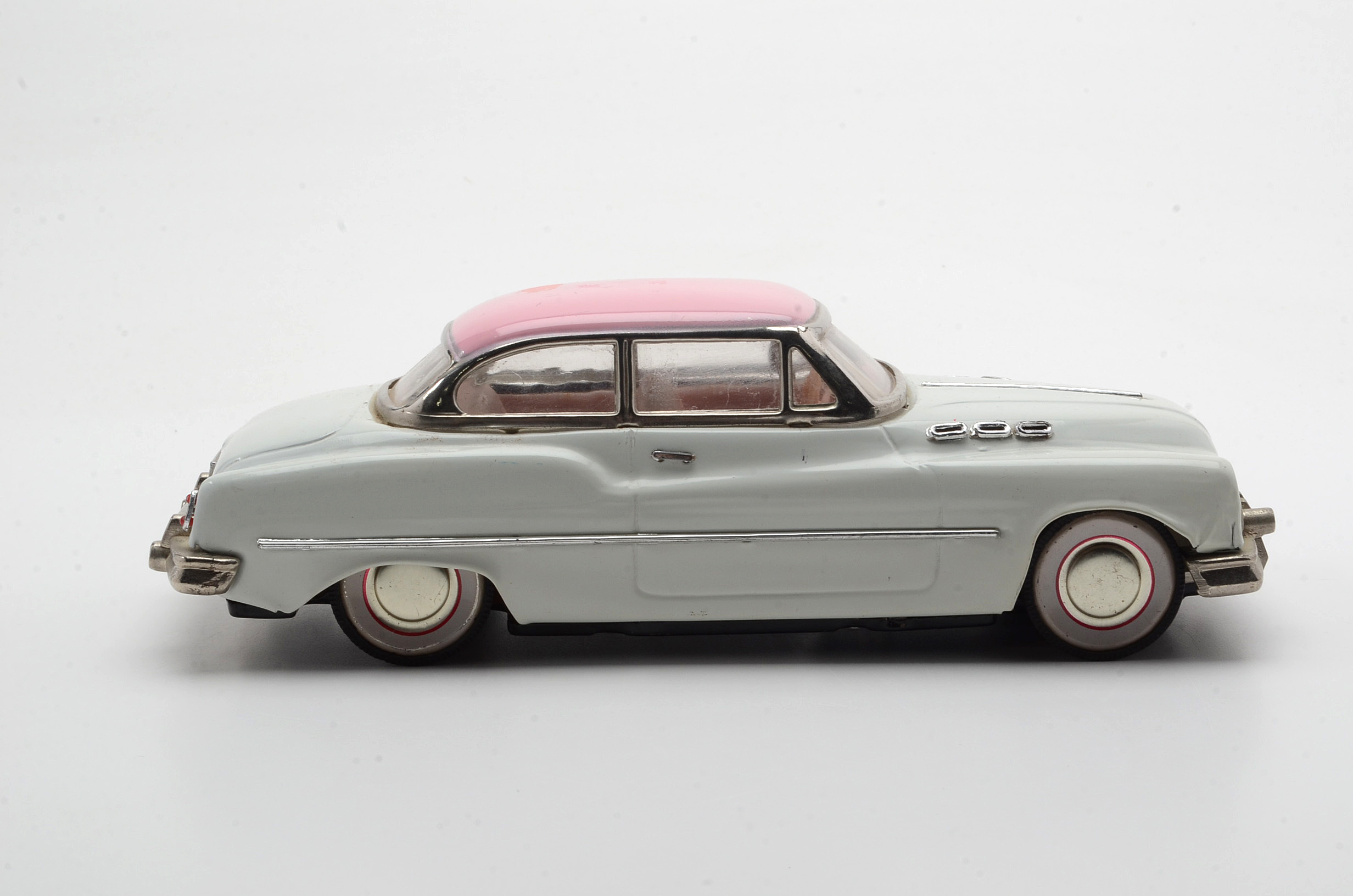 Pink and White Buick Super Die Cast Sedan
