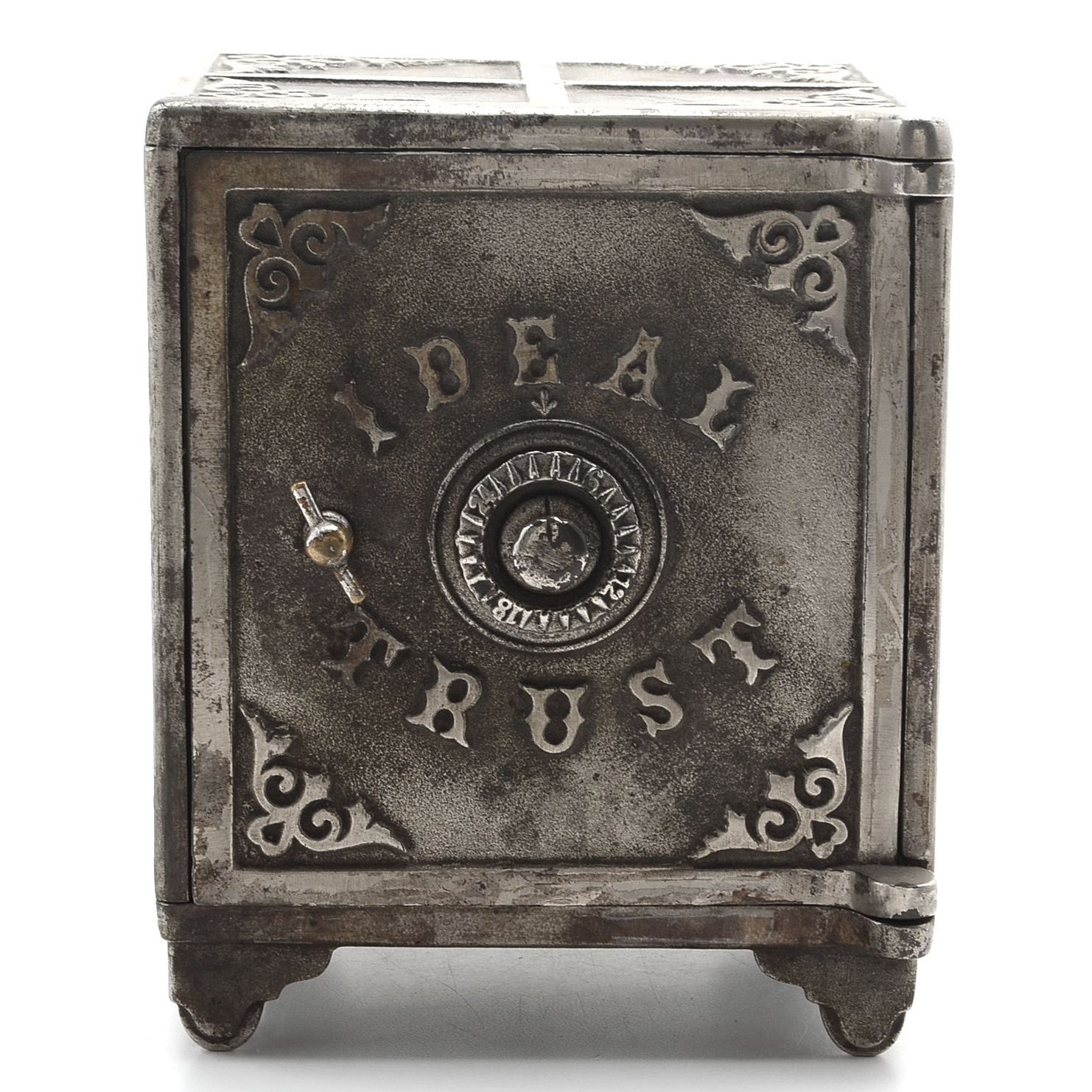 Vintage "Ideal Trust" Safe Bank