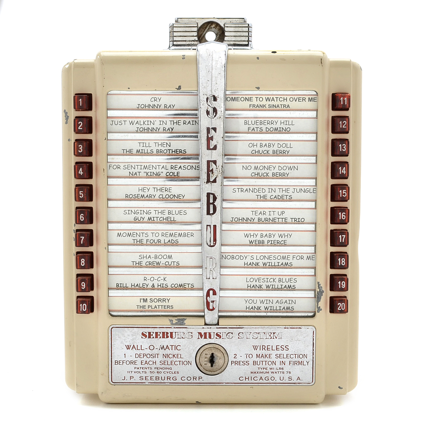 Seeburg Music System Wall-O-Matic