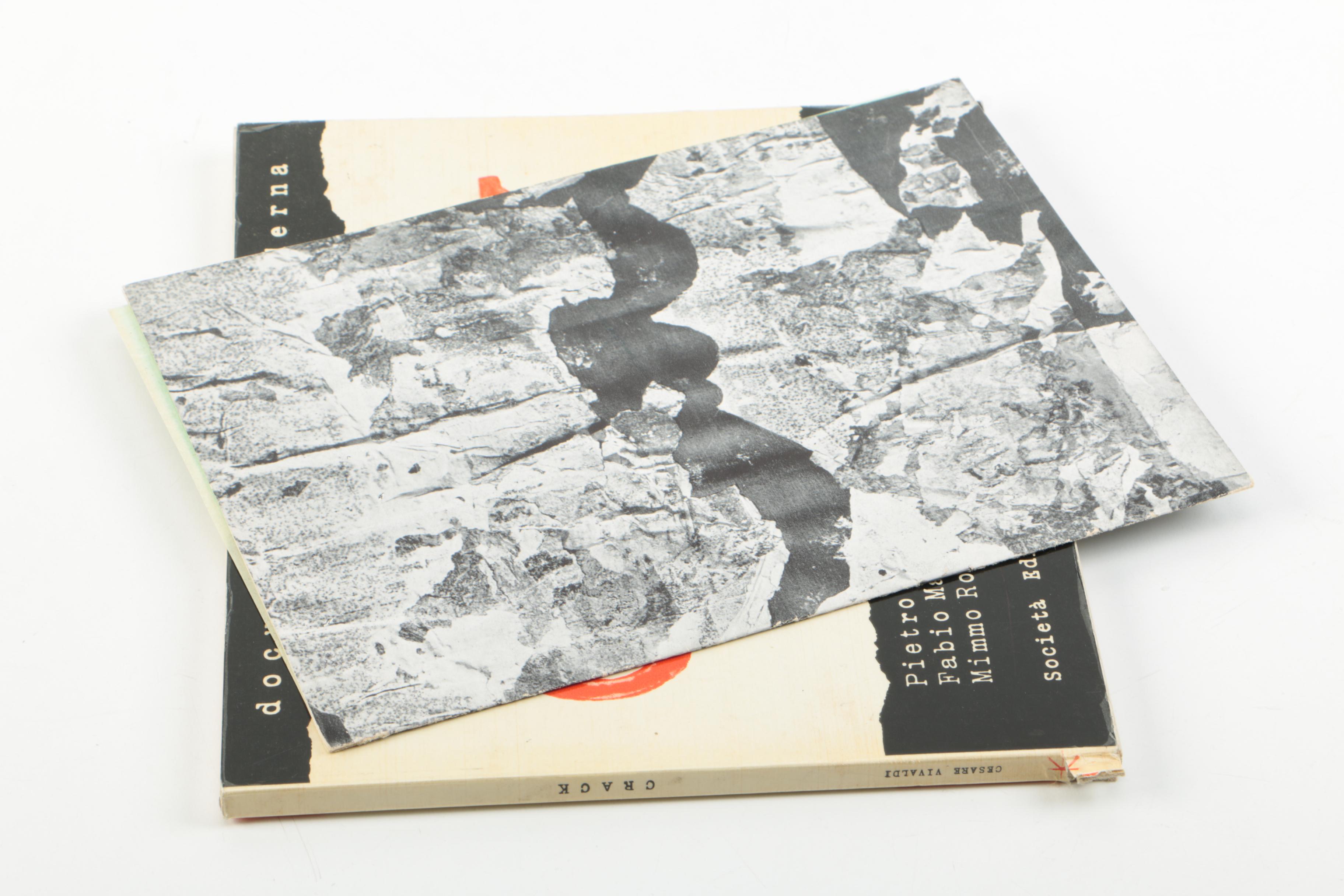 Signed 1960 "Crack" Book and 1959 "Rotella"