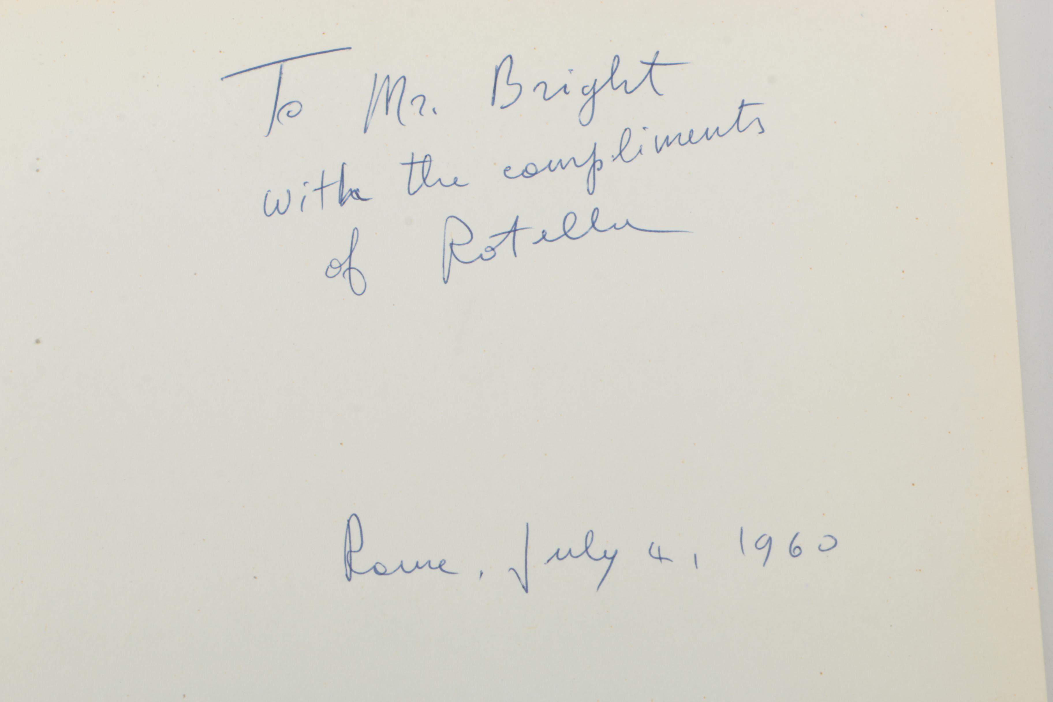 Signed 1960 "Crack" Book and 1959 "Rotella"