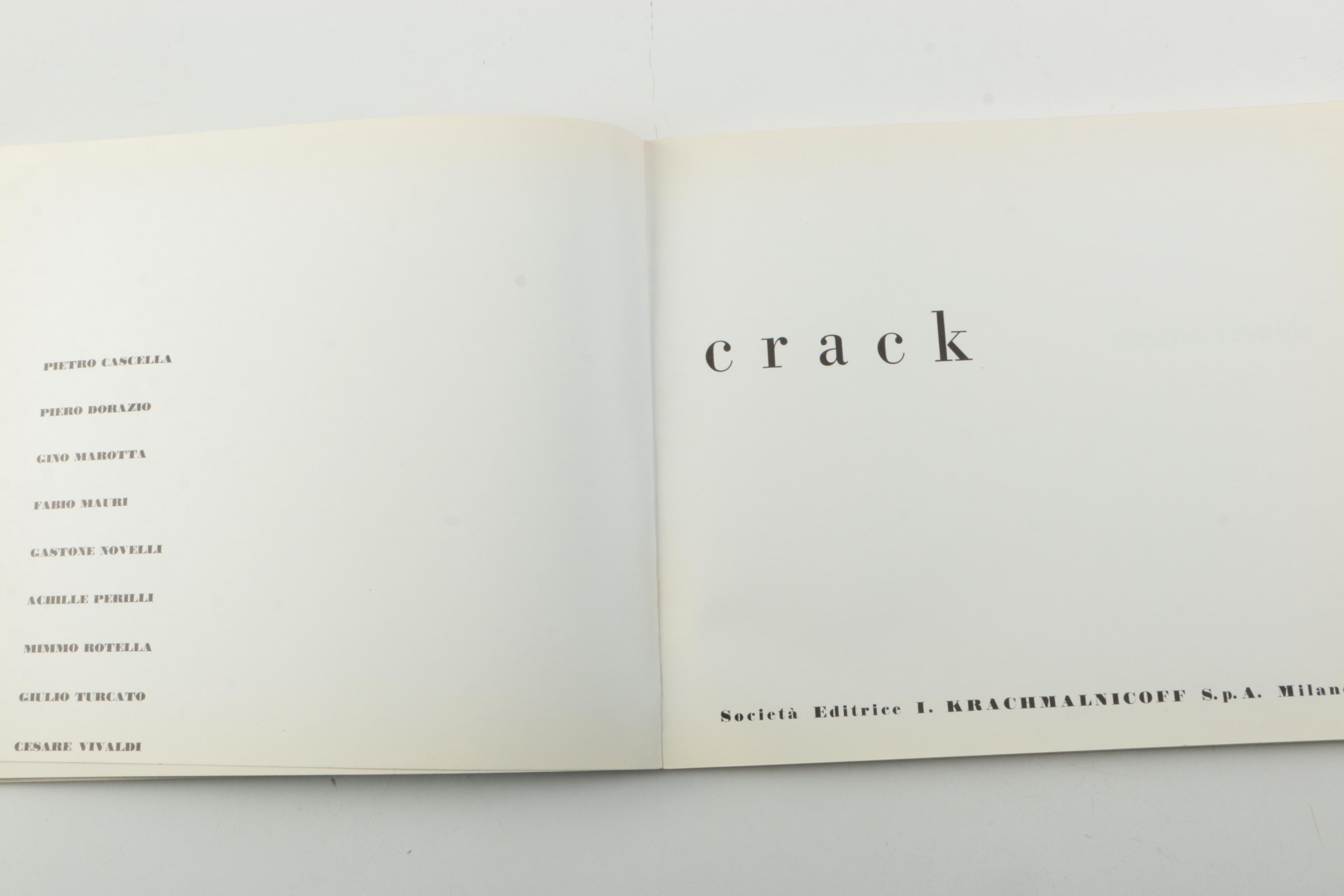 Signed 1960 "Crack" Book and 1959 "Rotella"