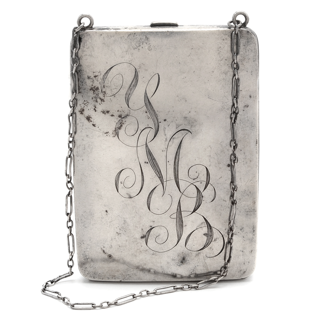 Vintage Sterling Silver Coin Purse, Monogrammed