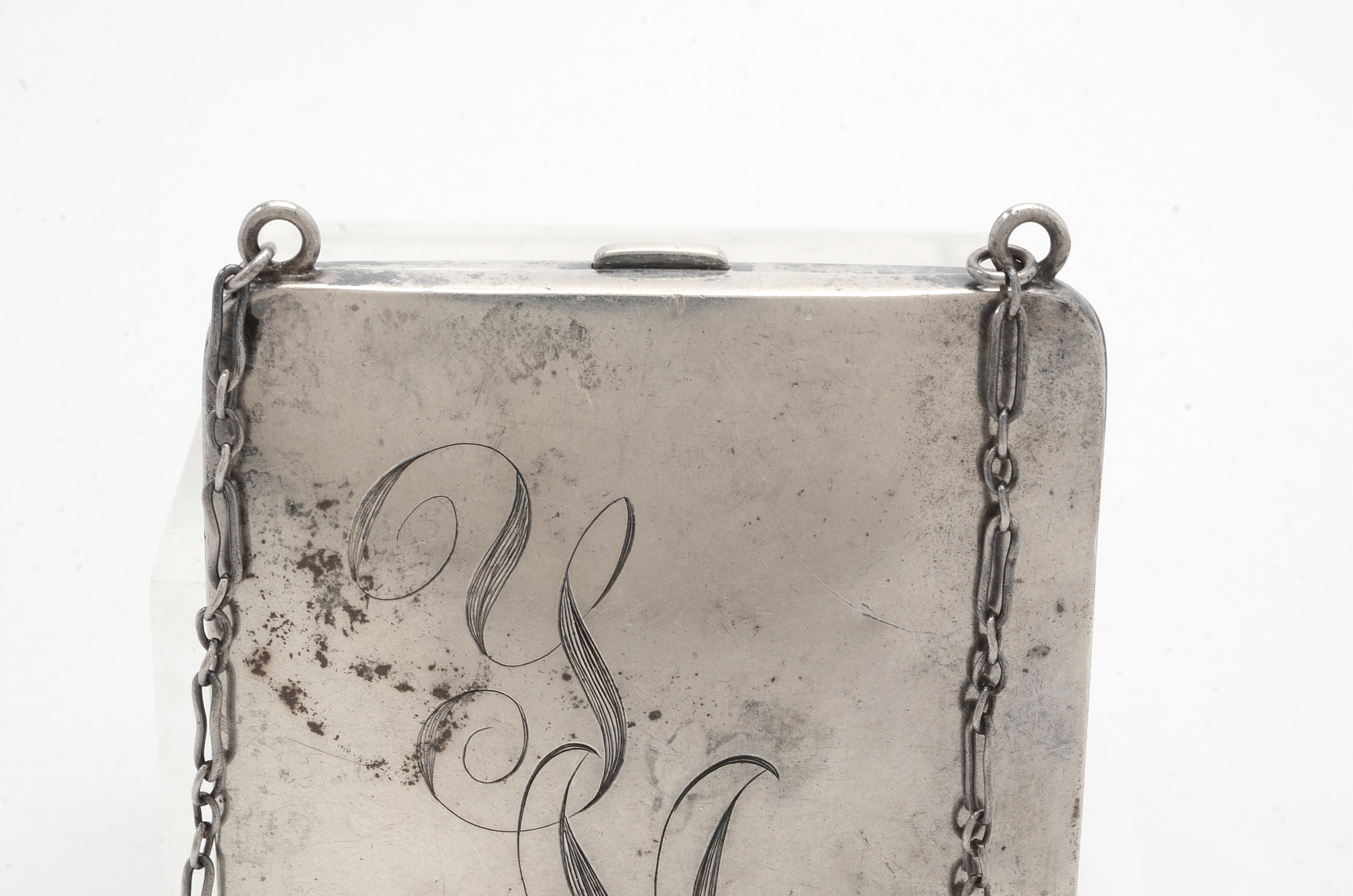 Vintage Sterling Silver Coin Purse, Monogrammed