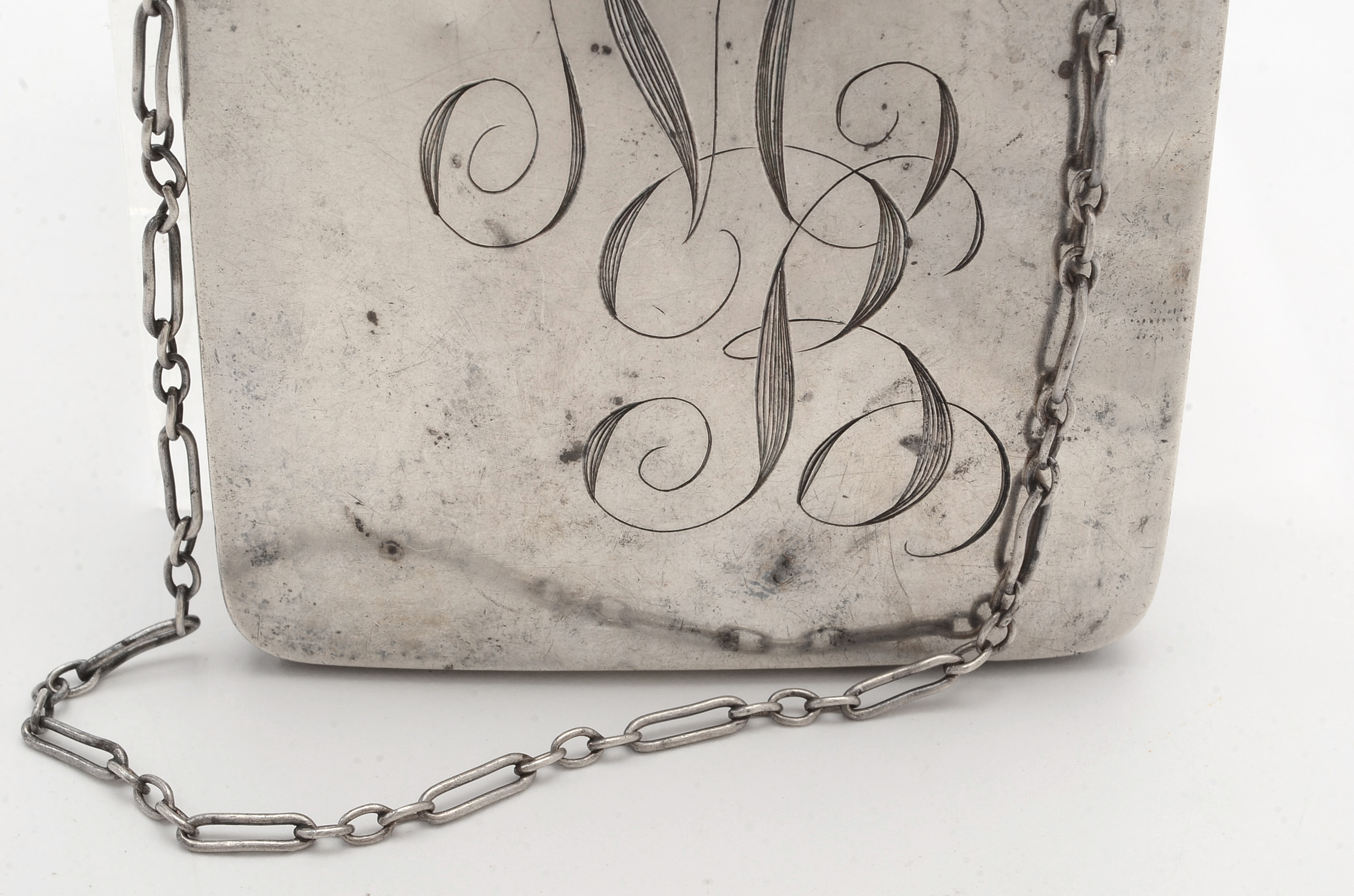 Vintage Sterling Silver Coin Purse, Monogrammed