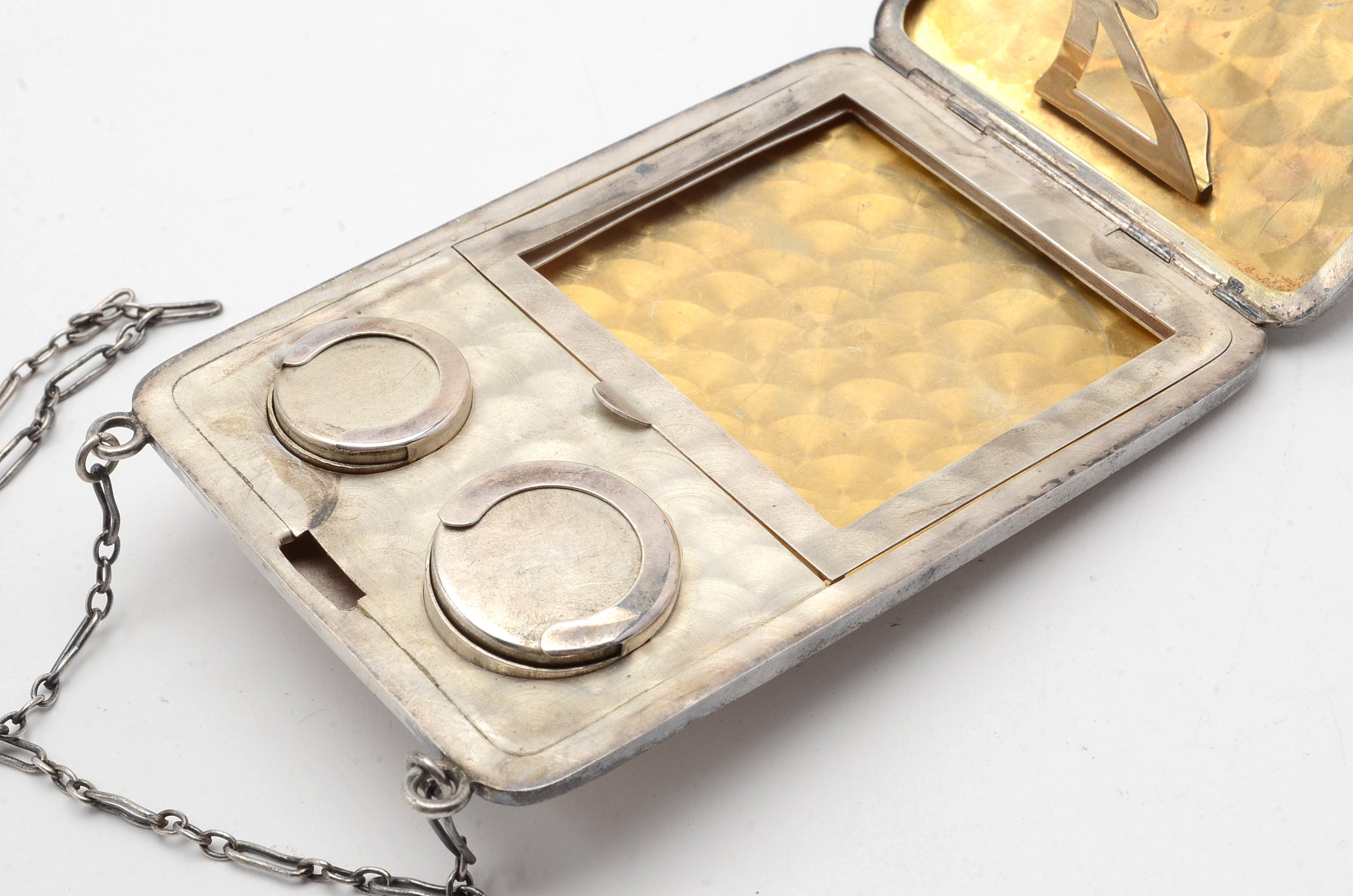 Vintage Sterling Silver Coin Purse, Monogrammed