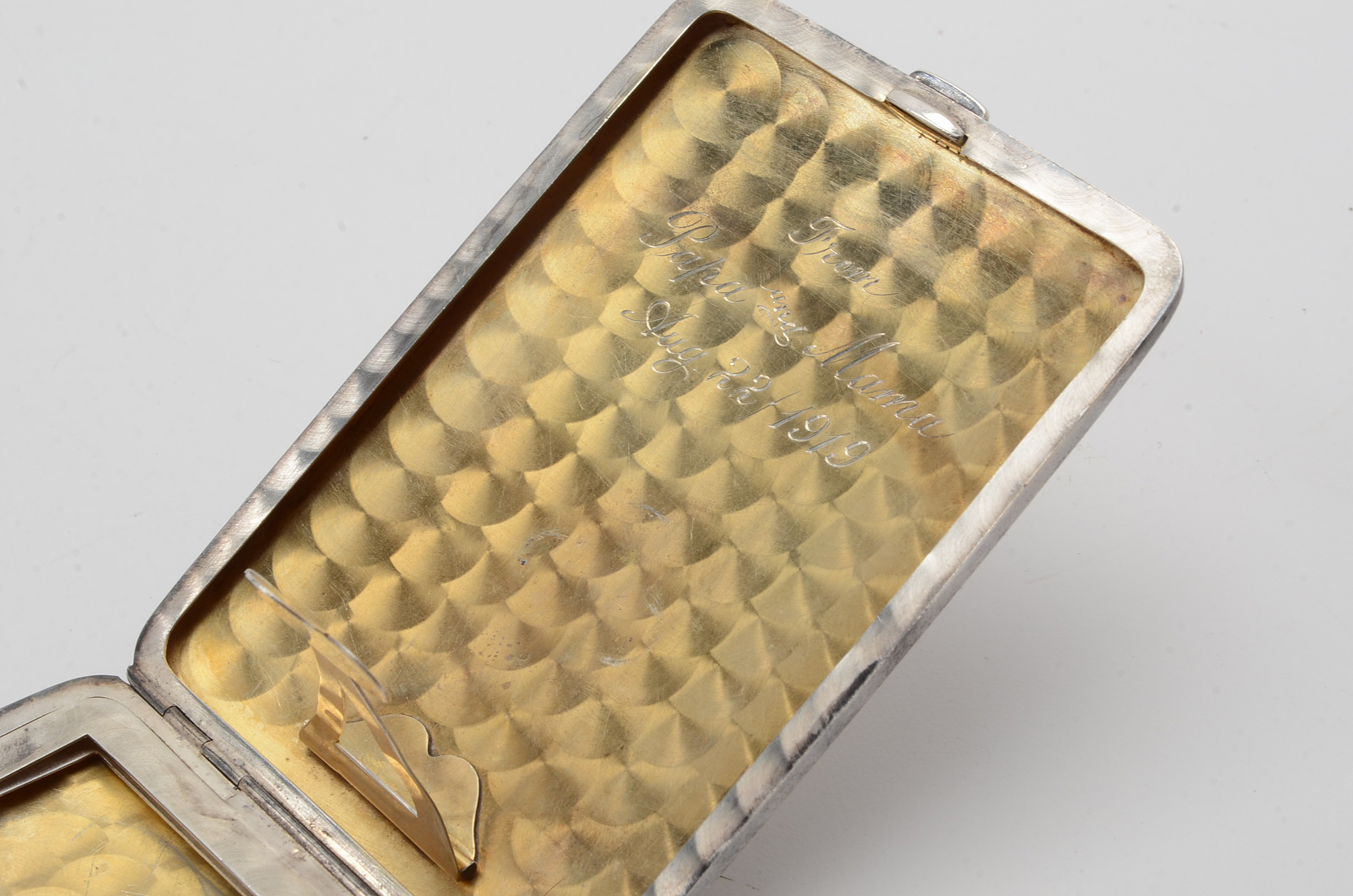 Vintage Sterling Silver Coin Purse, Monogrammed