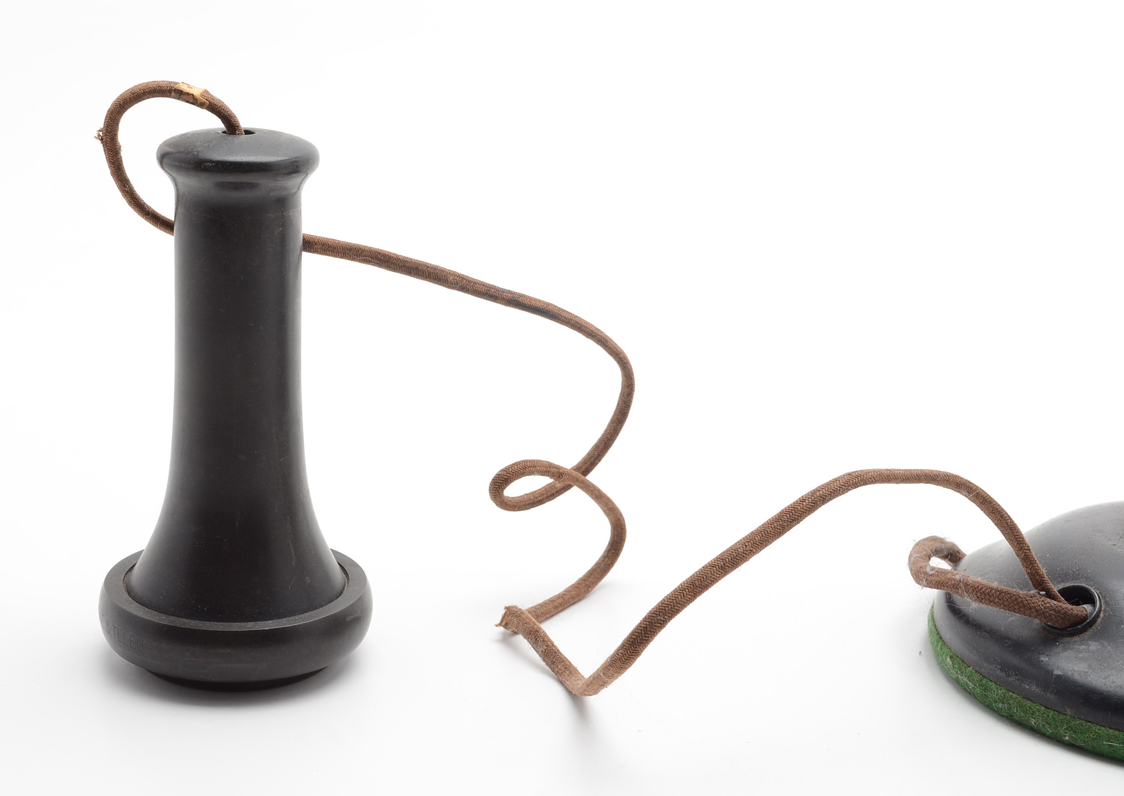 Antique Brass Candlestick Telephone