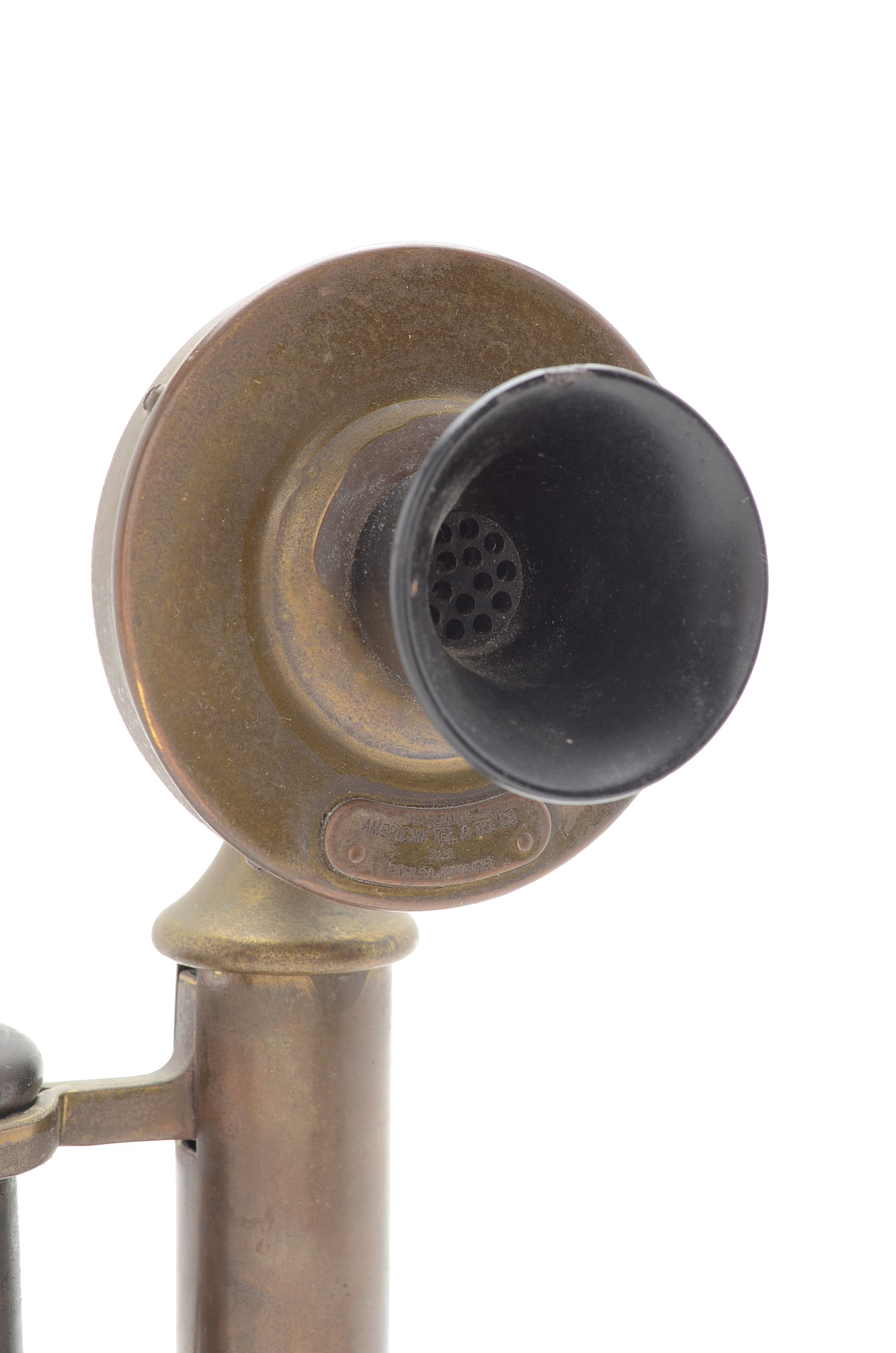 Antique Brass Candlestick Telephone