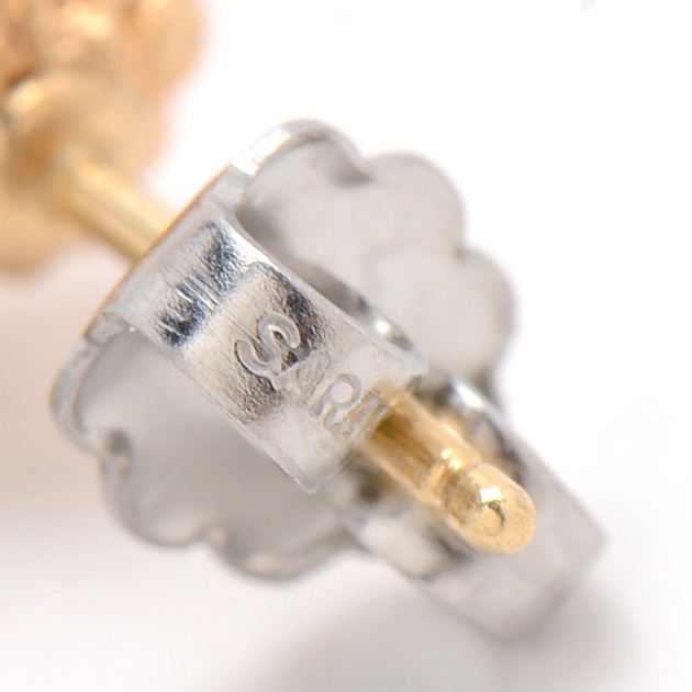 14K Yellow Gold and Carved Nephrite Drop Earrings