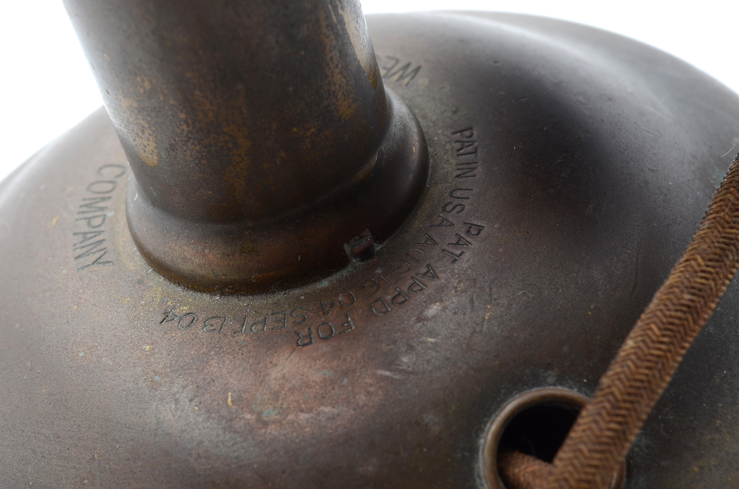 Antique Brass Candlestick Telephone