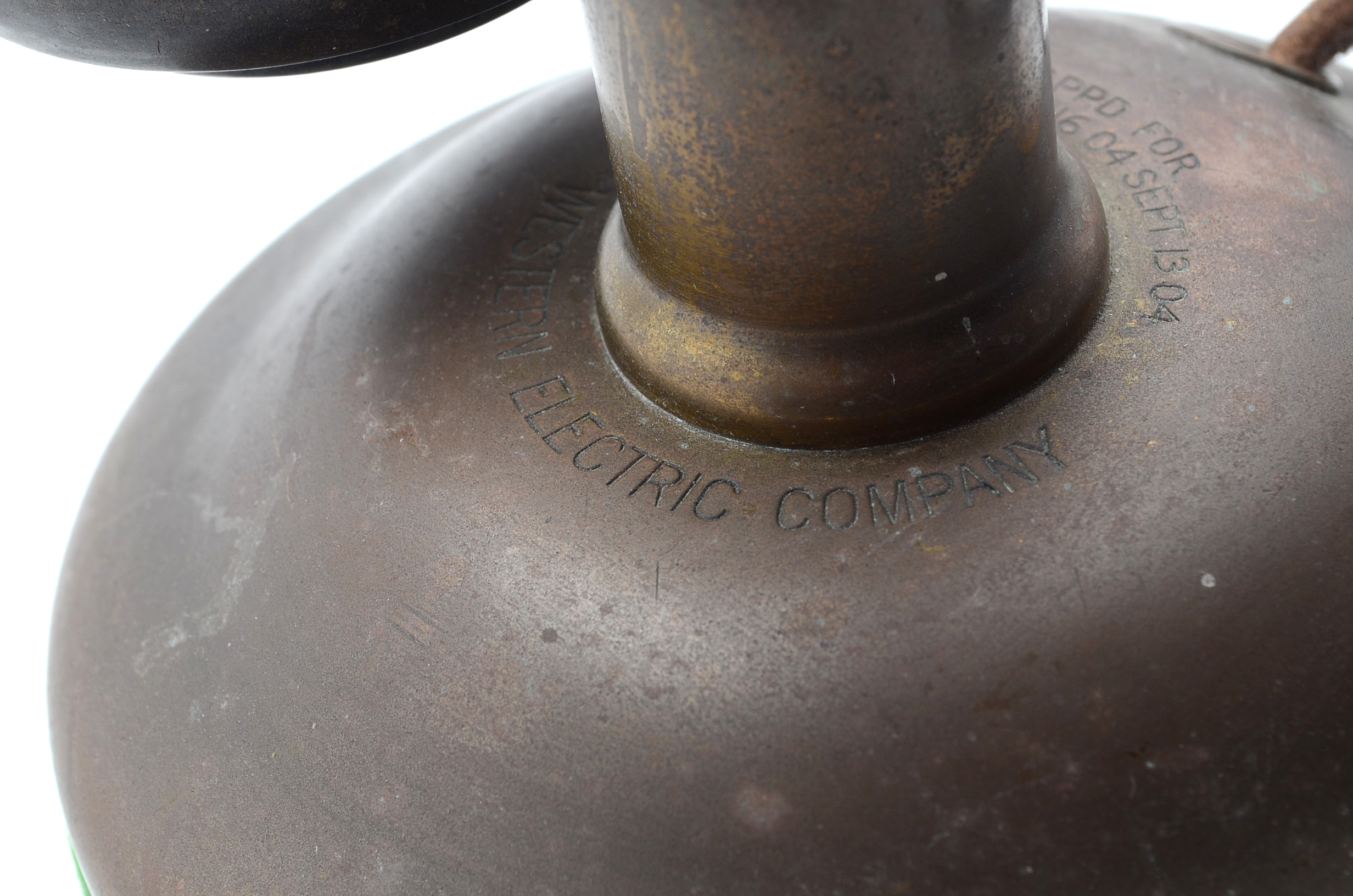 Antique Brass Candlestick Telephone