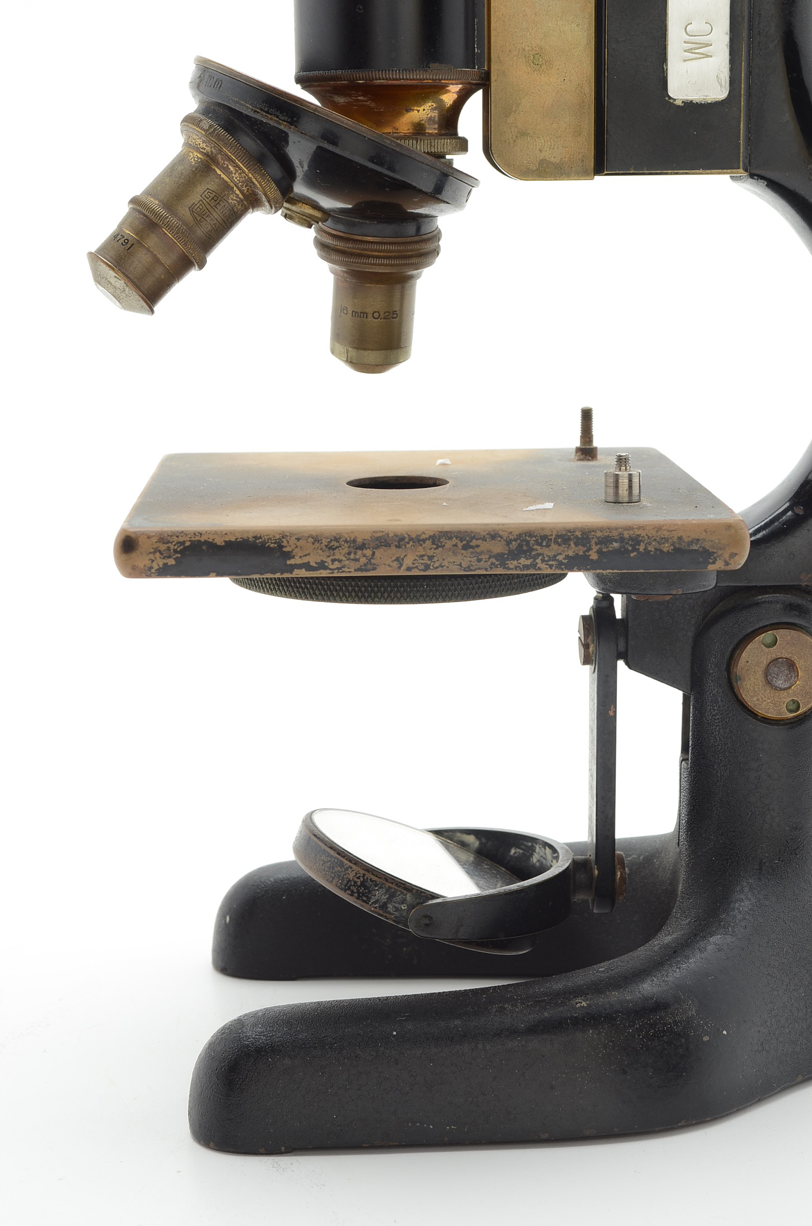 Spencer and Bausch & Lomb Vintage Brass Microscopes