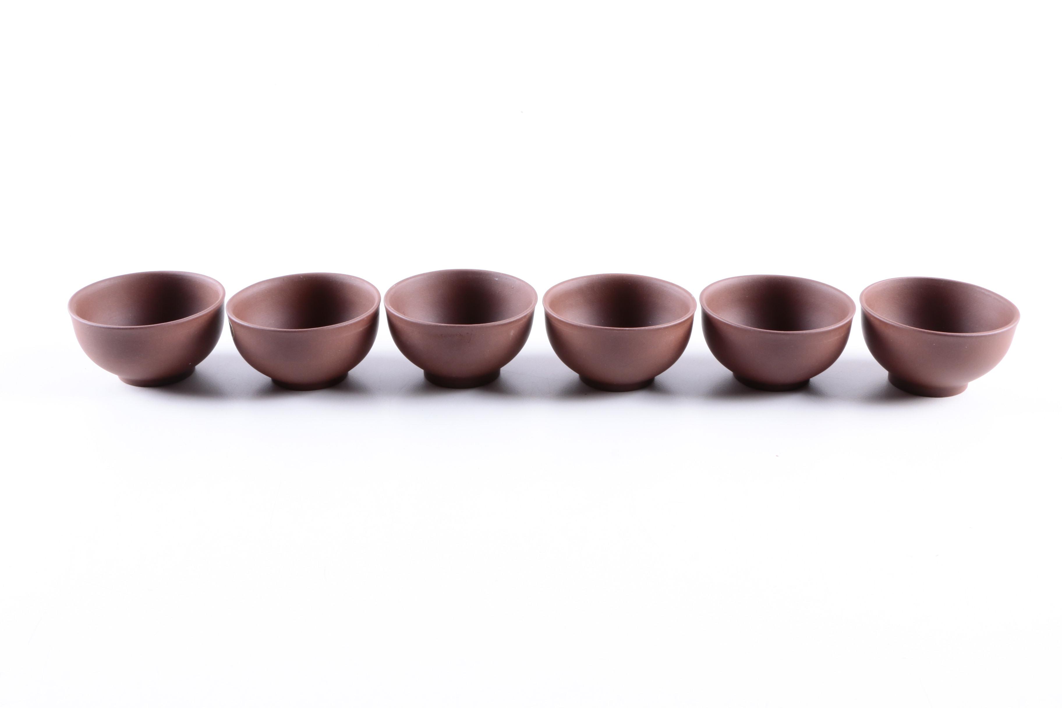 Chinese Yixing Purple Clay Tea Service