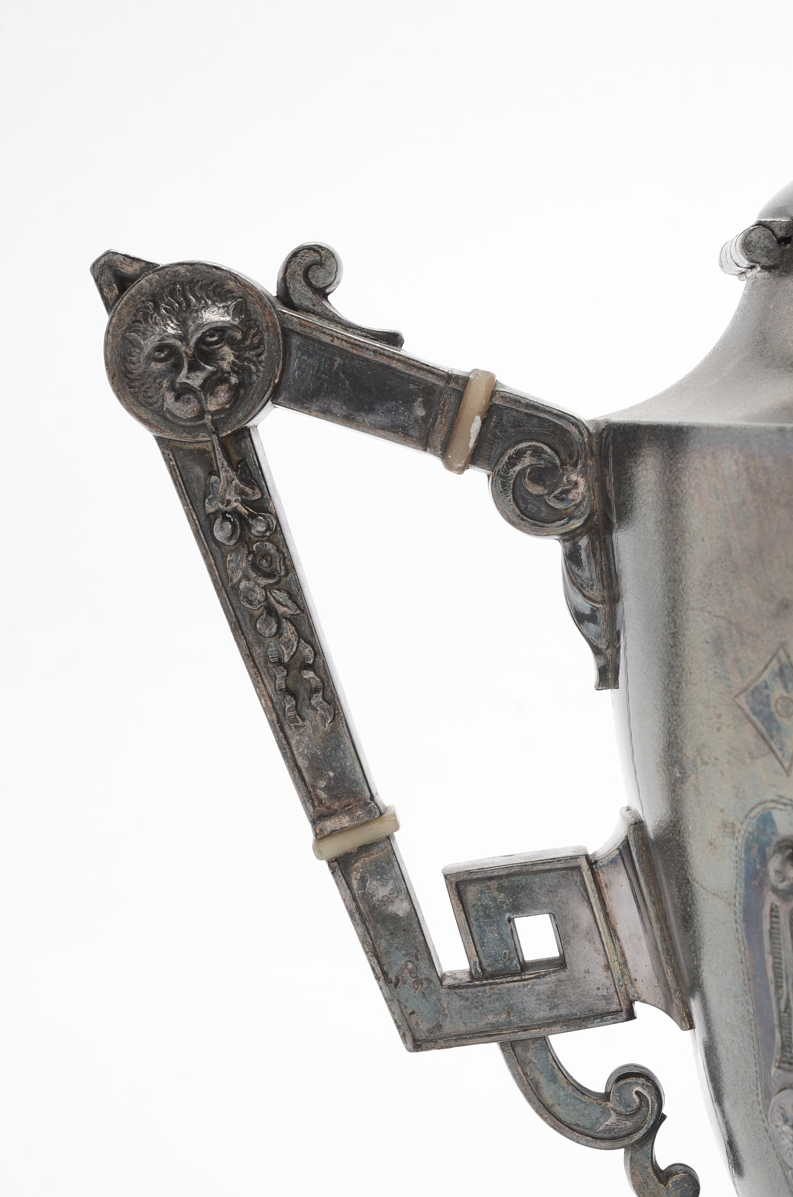 Rogers Smith & Co. Victorian Silver Plate Footed Coffee Server